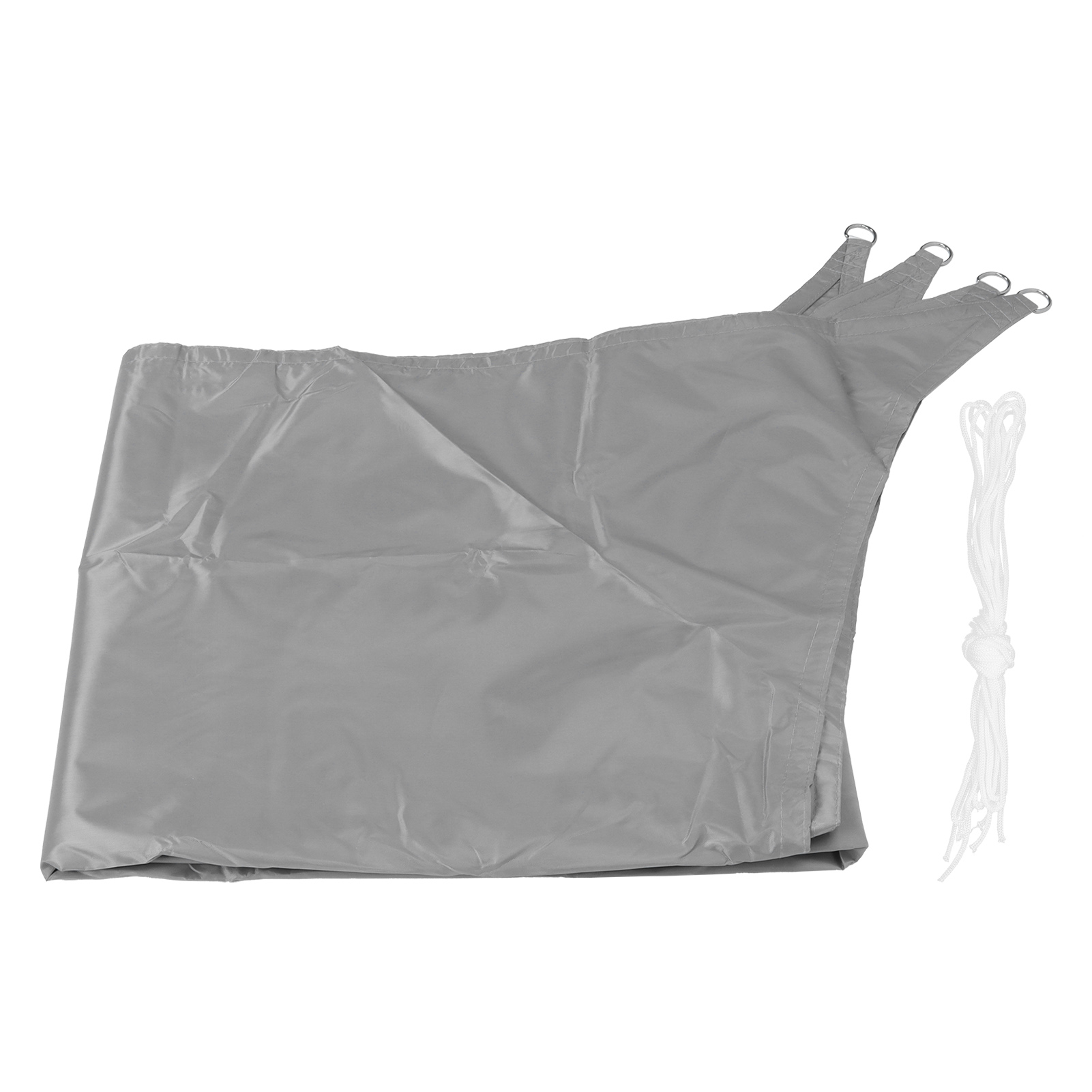 Vierseitiges Sonnensegel Für Den Garten, Wasserdichter Sonnenschutz, Ideal Für Den Sommerlichen Außenbereich, Grau, 4 X 5 M