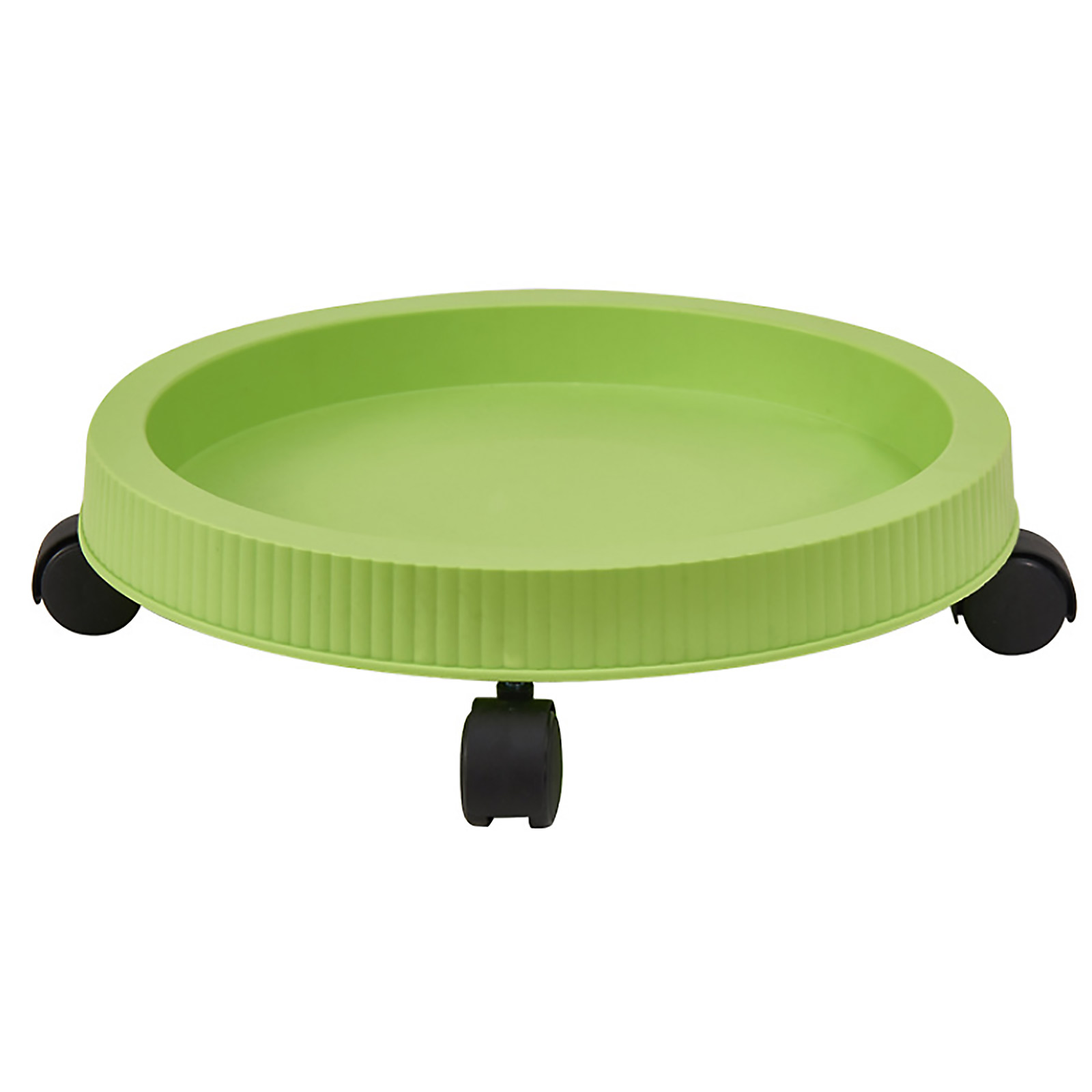 360°-schwenkrollen Für Blumentöpfe, 24 Cm, Grün, Für Den Innen- Und Außenbereich.