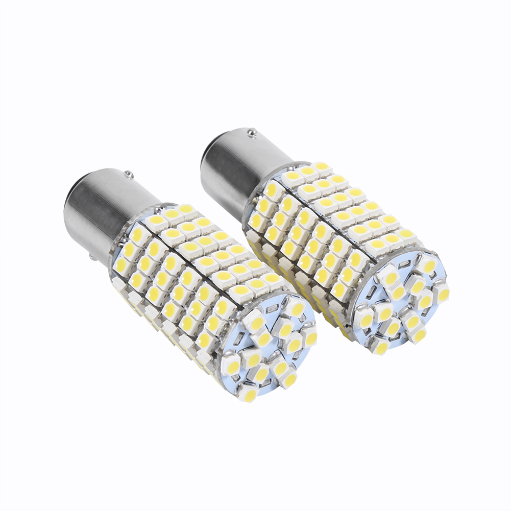 2 Led-leuchten 1157 Bay15d 120 Smd Für Rückfahr-, Brems-, Blink- Und Positionsleuchten.