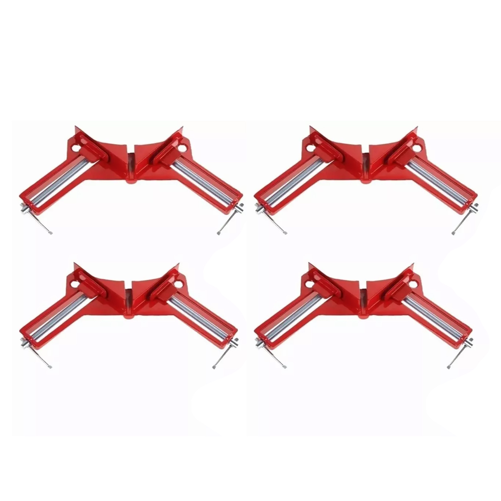 Set Aus 4 90°-winkelklemmen Aus Aluminiumlegierung Zur Fixierung Von Winkeln, Ideal Für Die Herstellung Von Bilderrahmen, Glasaquarien Oder Holzmöbeln.