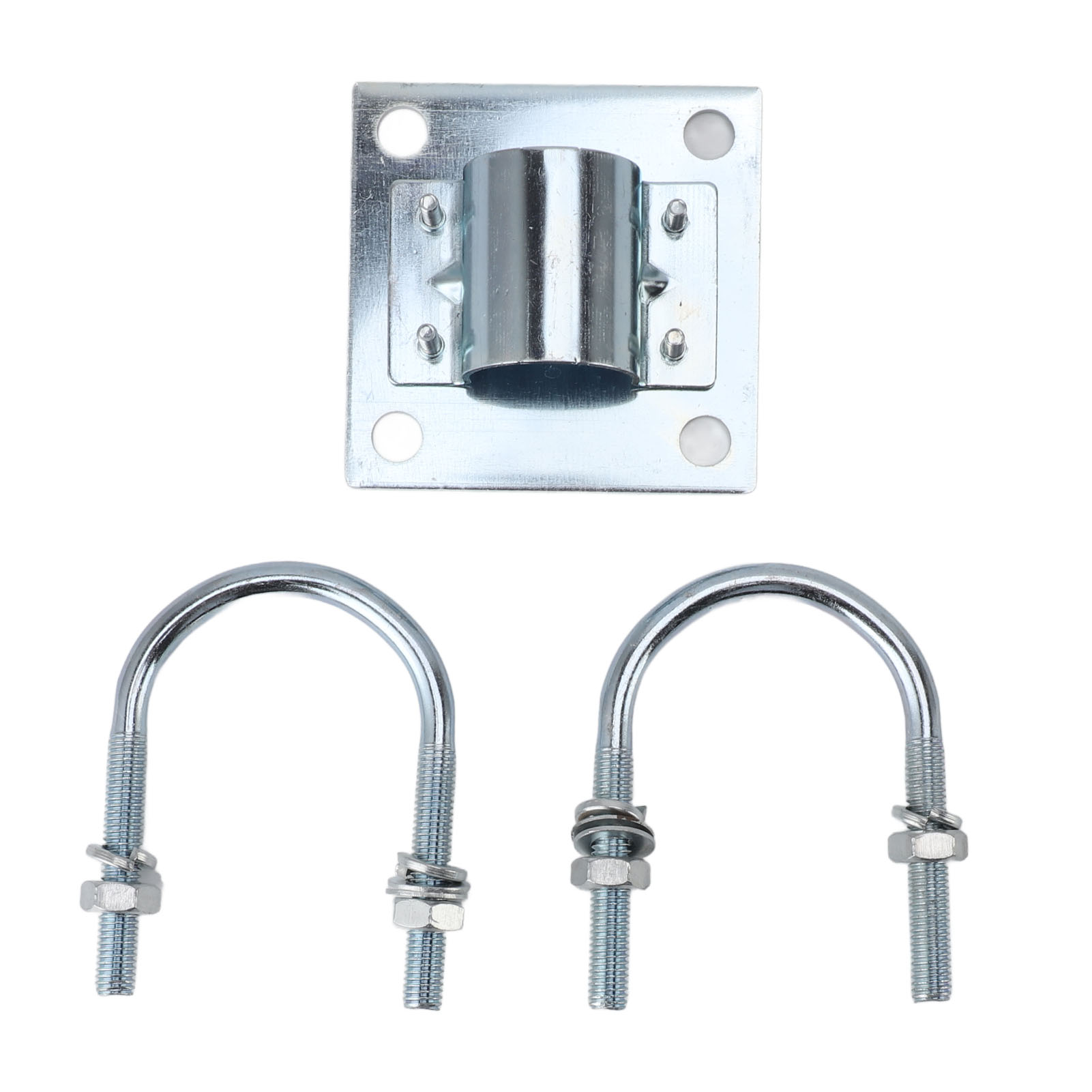 Montagehalterung Für Rohrförmige Antennenmasten, Stabil Und Verstellbar, Aus Aluminiumlegierung, Für Dach Oder Wand (1 Stück Pro Packung).