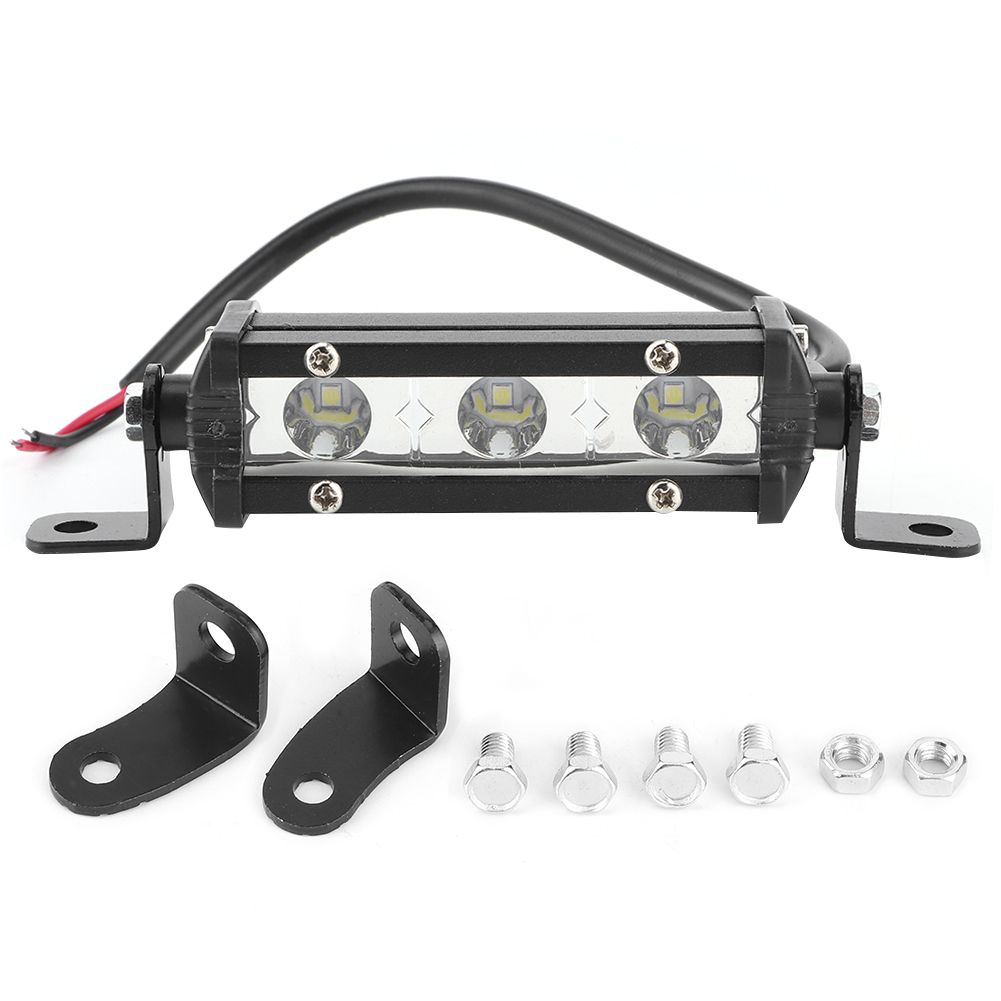 4-zoll-arbeitsscheinwerferleiste Mit 9 W, 3 Leds Und 6000 K Für Suv, Boot, Geländewagen Und Atv
