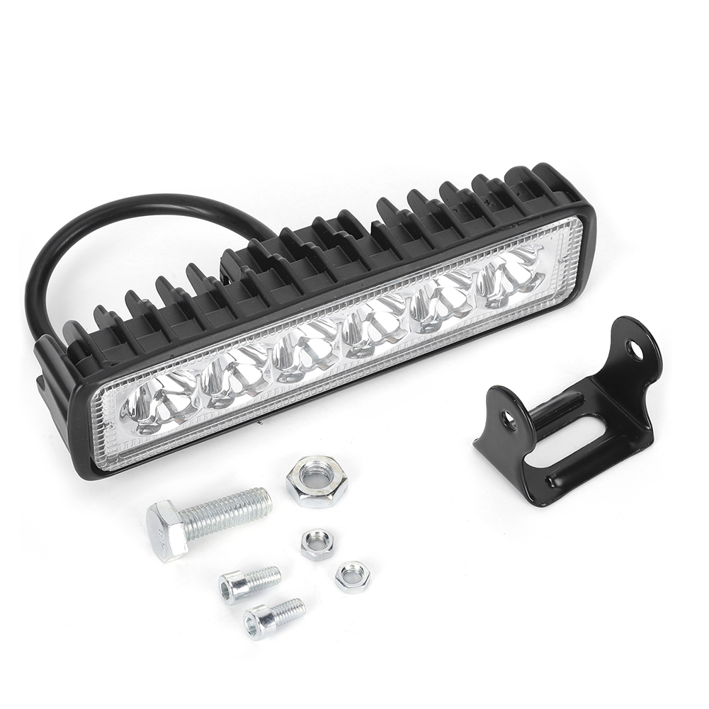 Wasserdichte 6-led-arbeitsscheinwerferleiste, 18w, 6500k, 1800lm, Für Auto, Motorrad Und Offroad.