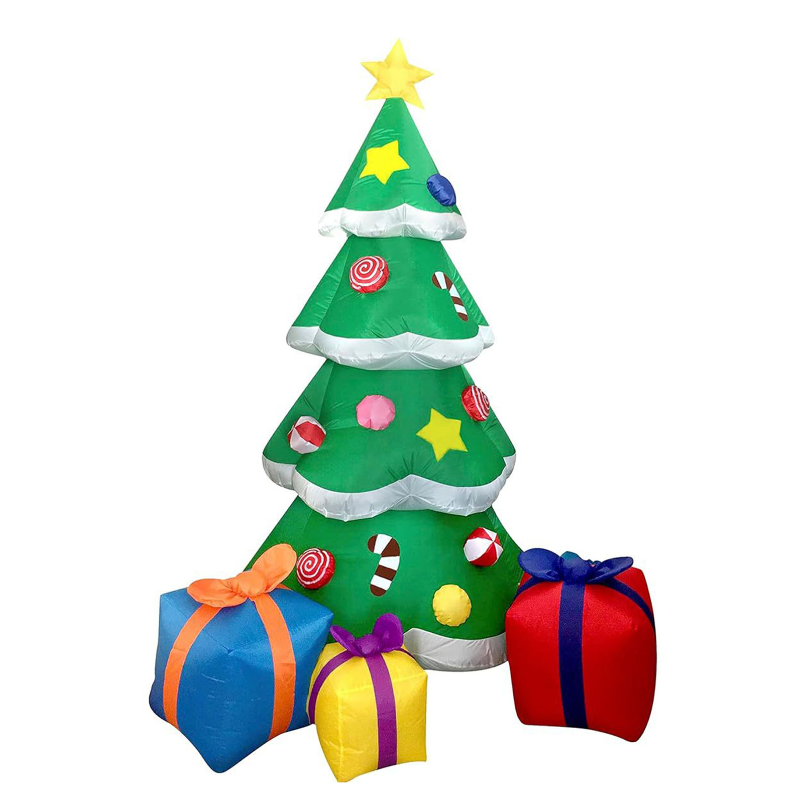 Aufblasbarer Weihnachtsbaum Mit Led-licht, Schnell Aufblasbar, Sanftes Und Warmes Licht, Weihnachtsdekoration