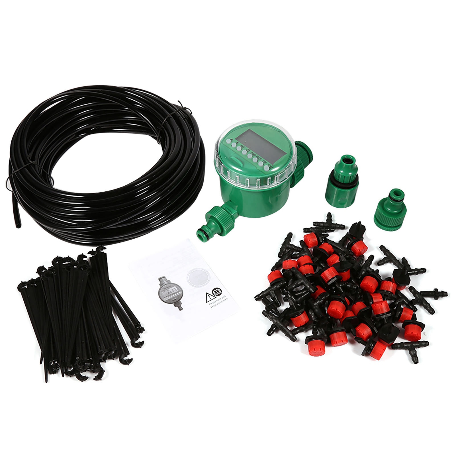Automatisches Tropfbewässerungsschlauch-set (20 M) Für Pflanzen Mit Eingebautem Timer.