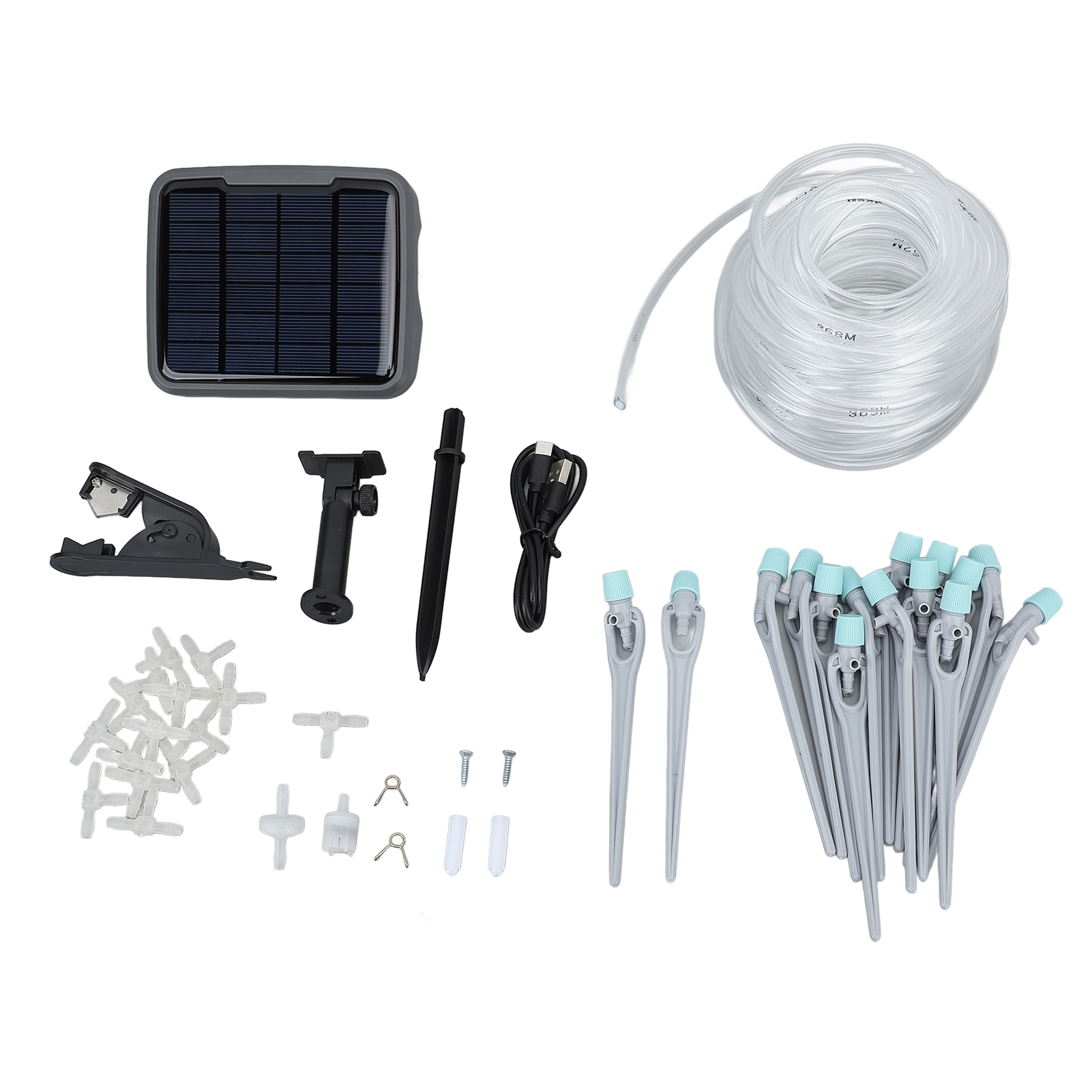 Geräuschloses, Automatisches Solar-tropfbewässerungsset Für Topfpflanzen, Intelligentes Automatisches Bewässerungssystem Mit Einstellbarem Timer Für Den Garten