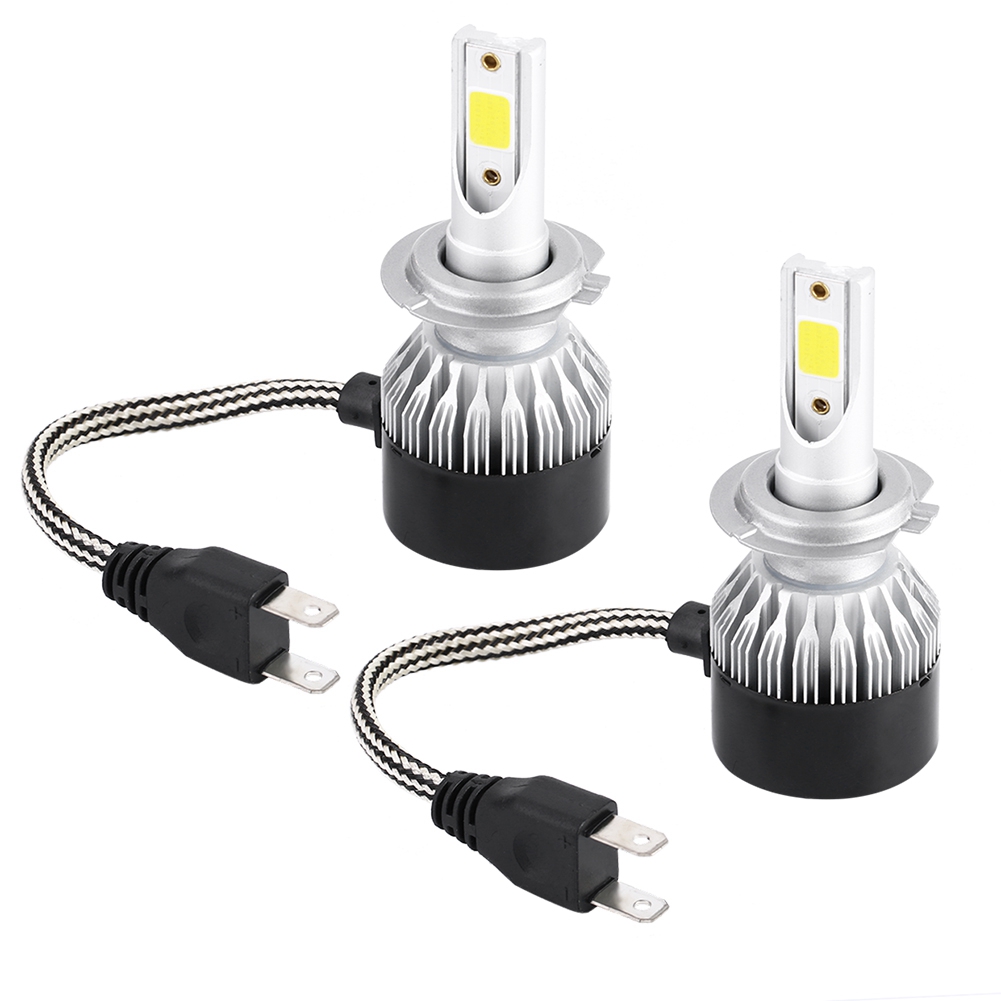Set Mit 2 Ultrahellen Mini-led-lampen Für Autoscheinwerfer (55w, 6000k, H7-kompatibel)