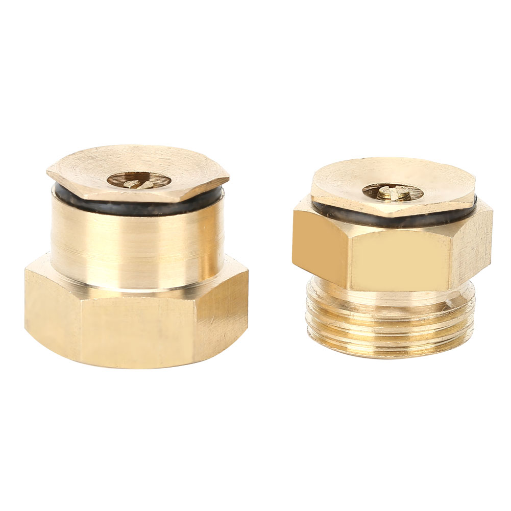 Set Mit 2 Verstellbaren Zentrifugal-sprühdüsen Aus Messing G1/2 Dn15 Für Die Gartenbewässerung (mikrosprinkler)