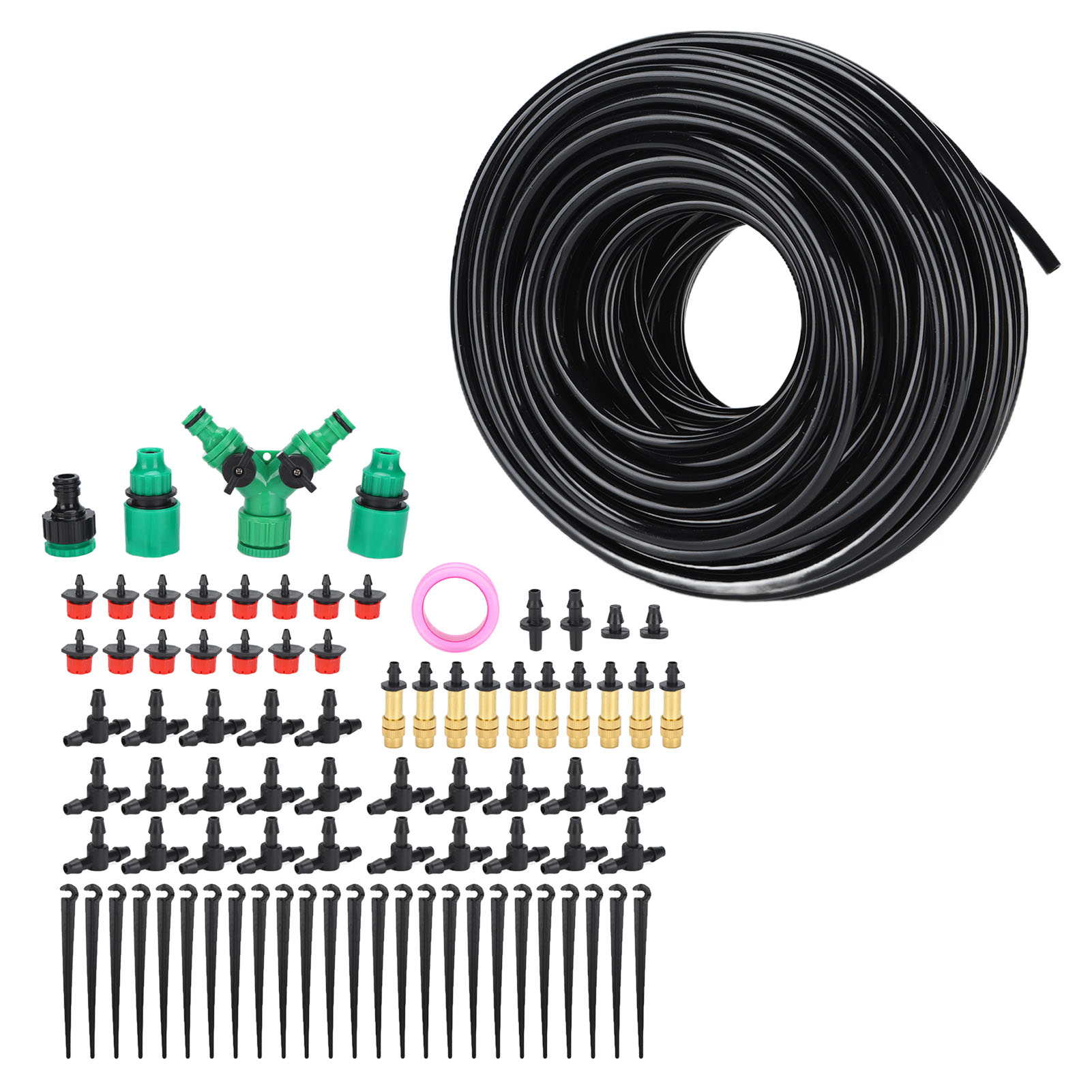 25 M 4/7 Automatisches Sprinklerdüsen-adapterset Für Garten-, Gewächshaus-, Terrassen- Und Rasenbewässerungssysteme.