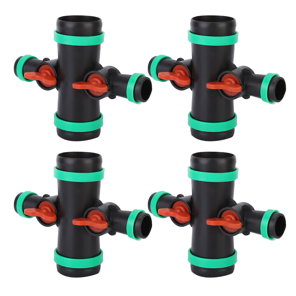 Schlauchanschluss Für Mikrosprinkler, 4-wege-schlauchanschluss, Ventil Für G1"/g2"-bewässerungssprinkler.