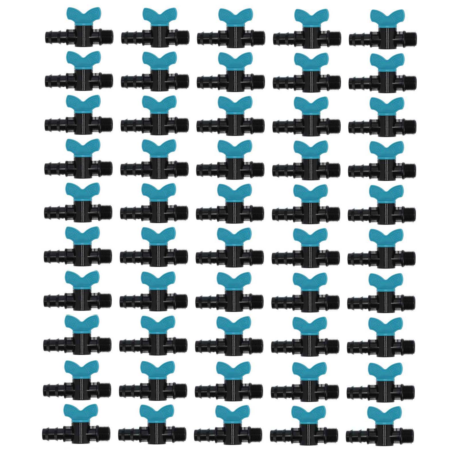 Packung Mit 50 Bewässerungsventilen Mit 20 X 1/2"-außengewinde Für Garten-tropfbewässerungssysteme