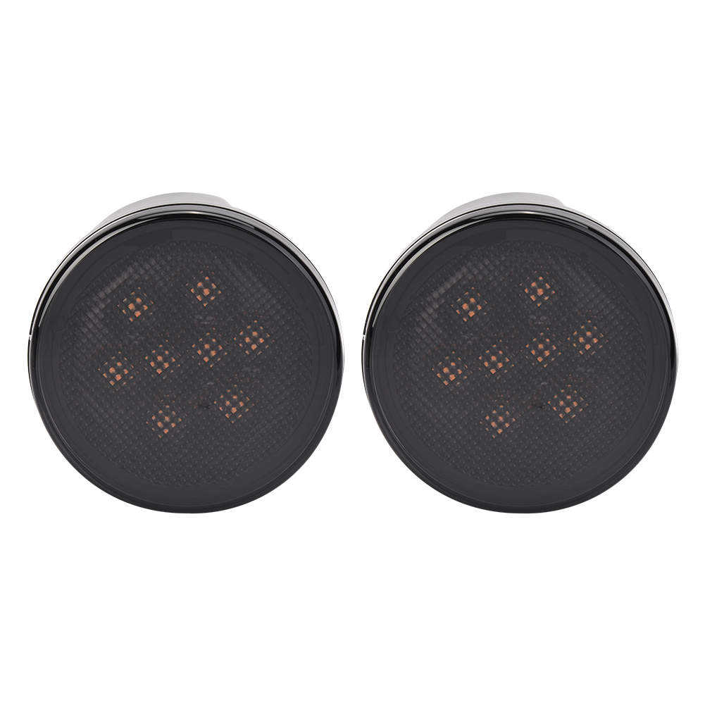 Paar Led-seitenmarkierungsleuchten Für Kotflügel, Kompatibel Mit Jeep Wrangler Jk Jku 2007-2018
