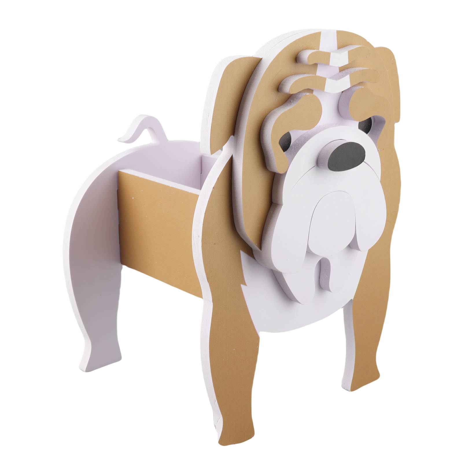 Dekorativer Blumentopf In Hundeform, Hohe Tragfähigkeit, Niedlich, Für Die Dekoration Von Haus Und Garten, Kleine Größe (bulldogge).