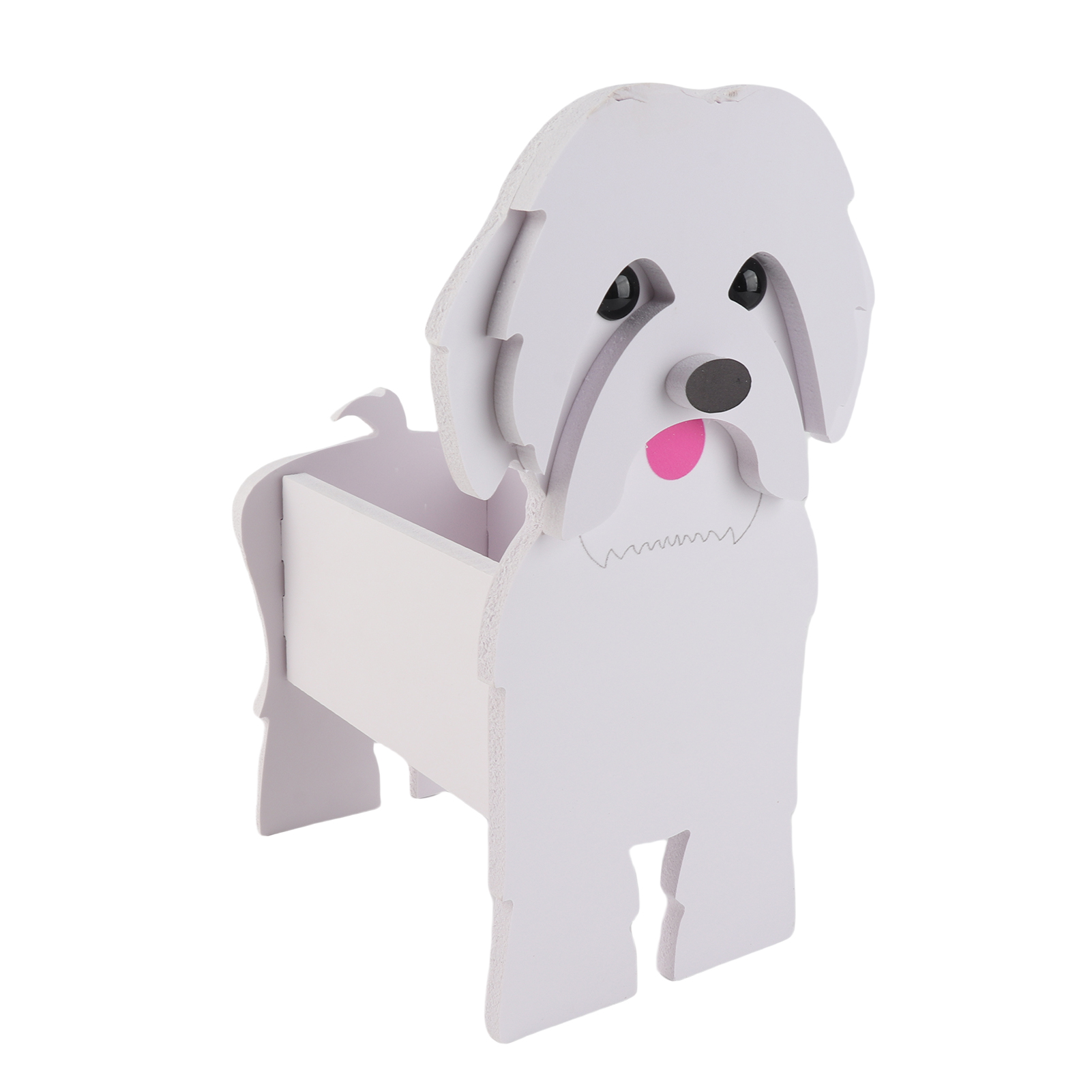 Dekorativer, Hundeförmiger Blumentopf, Hohe Tragfähigkeit, Niedlich Und Geeignet Für Die Dekoration Von Haus Und Garten (kleine Shih Tzu-größe).