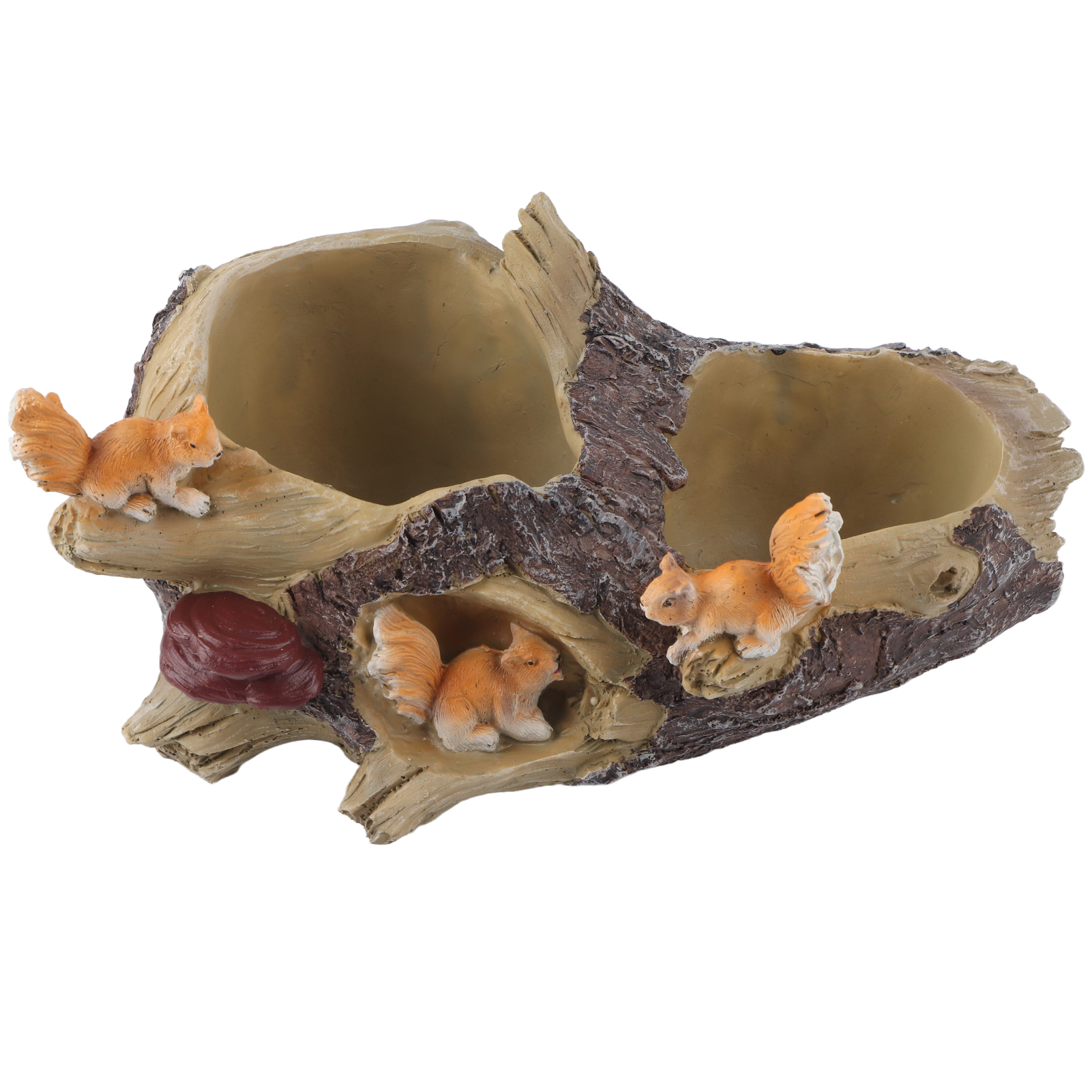 Innovativer, Wasserdichter Blumentopf Für Sukkulenten Und Bonsai Aus Kunstharz Für Die Innendekoration, Mit Eichhörnchen, Die Ihn Jagen.