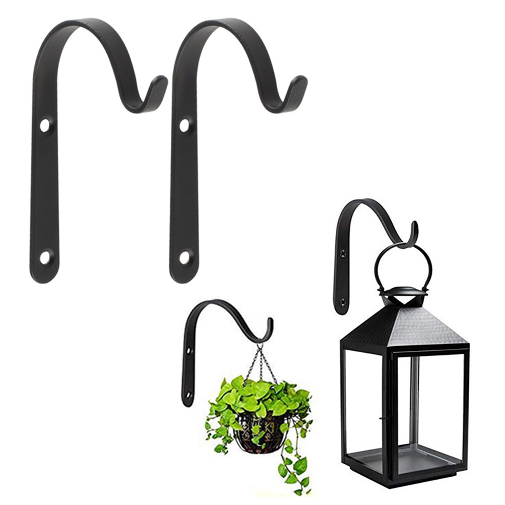 Set Mit 4 Dekorativen Metallwandhalterungen Für Gartenpflanzen, Vogelfutterhäuser Und Pflanzgefäße.