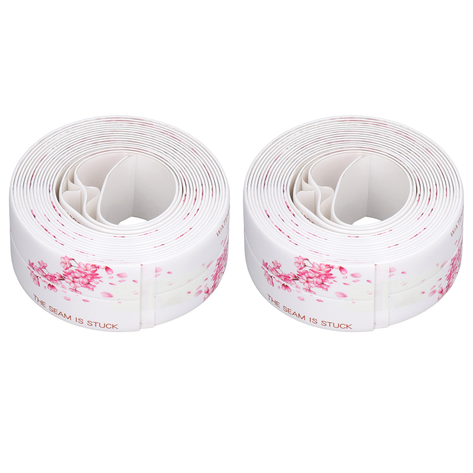 Packung Mit 2 Wasserdichten Pvc-klebestreifen, Selbstklebend, Für Küche Und Bad, 3,2 Meter.