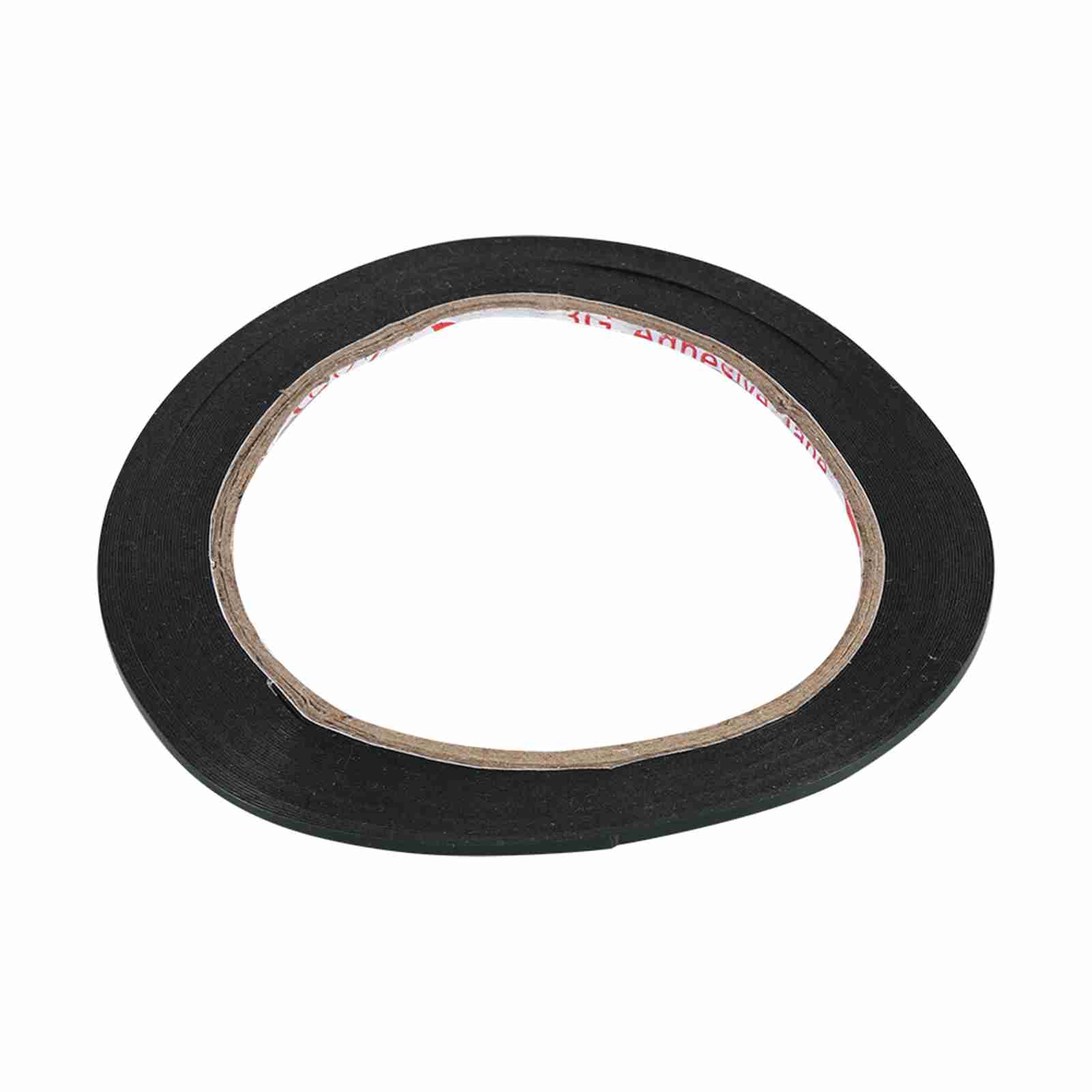Rolle Extra Starkes, Schwarzes, Doppelseitiges Schaumstoffklebeband, 10 M Lang Und 2 Mm Breit. Neu.