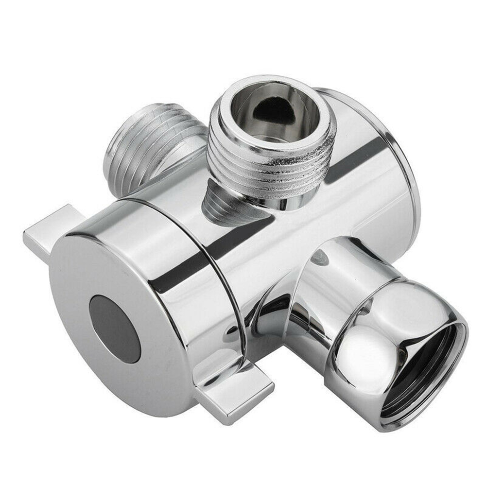 Dreiwege-umstellventil Mit 1/2-zoll-t-adapter Für Badewannen-duschkopf, Montiert Am Arm.