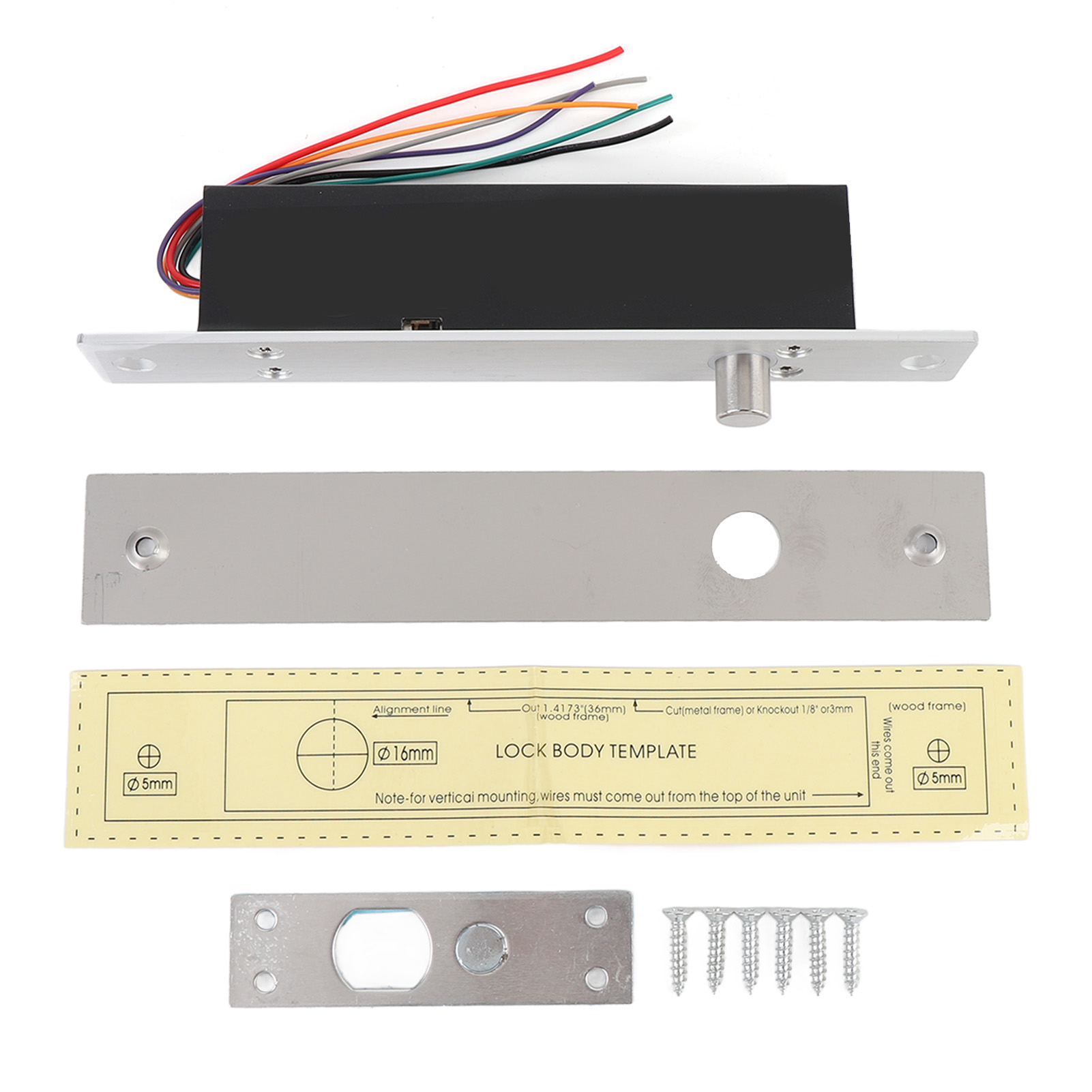 12-v-elektro-riegelschloss, Nc-modus, Elektronisches Einsteckschloss Mit Zeitverzögerung Zur Türzugangskontrolle