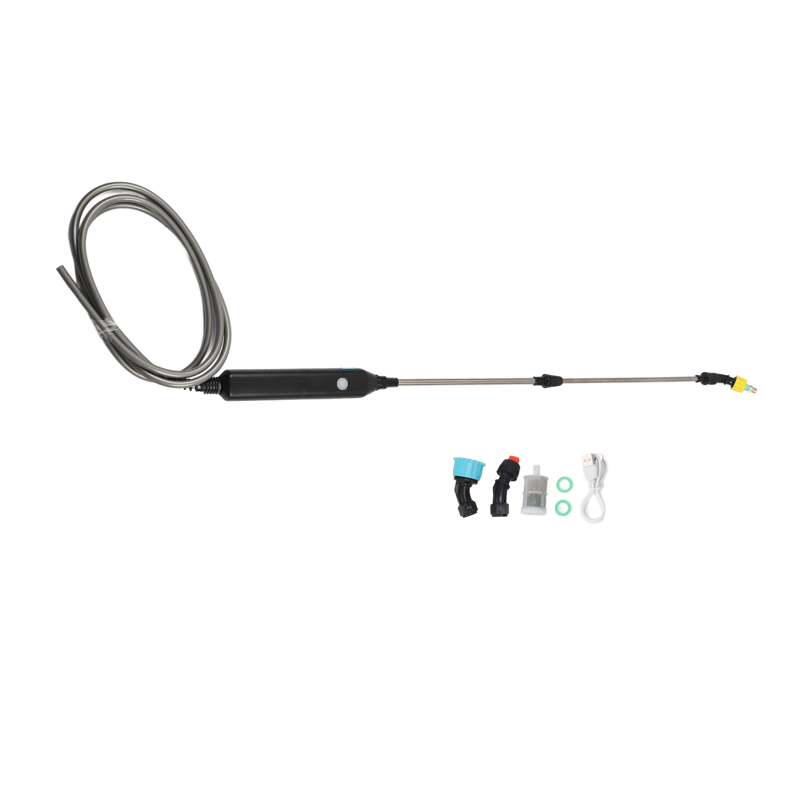 Elektrischer Rasensprenger Mit Batteriebetrieb Und Automatischer Pumpe Für Gartenpflanzen, 2 Meter (6,56 Fuß) Schlauch.