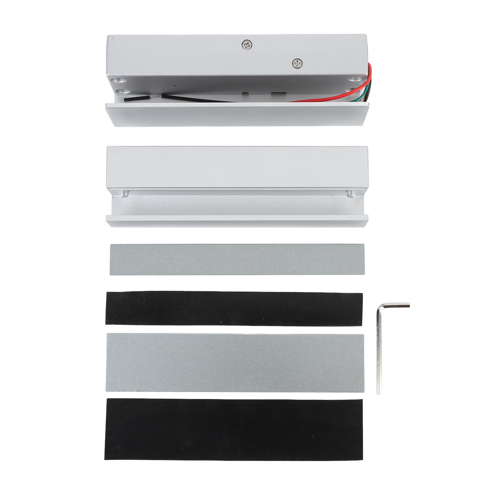 Elektrisches Türschloss Für Glastüren, Rahmenloser Elektronischer Riegel, 12 V Gleichstrom, Links Anschlagend, Aluminiumlegierung