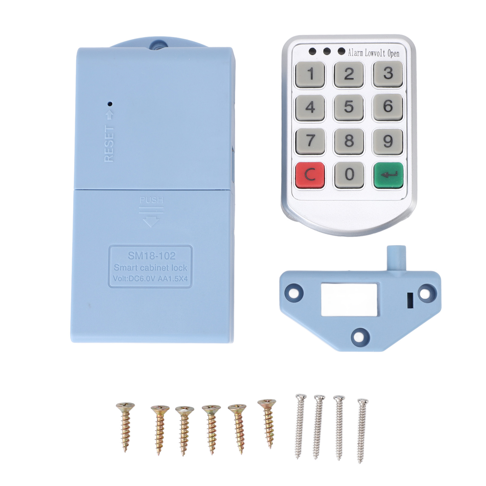Elektronisches Schließsystem Für Schränke, Ohne Schlüssel, Mit Code-tastatur Und Intelligentem Schloss Für Schubladen, Schränke Und Kleiderschränke.