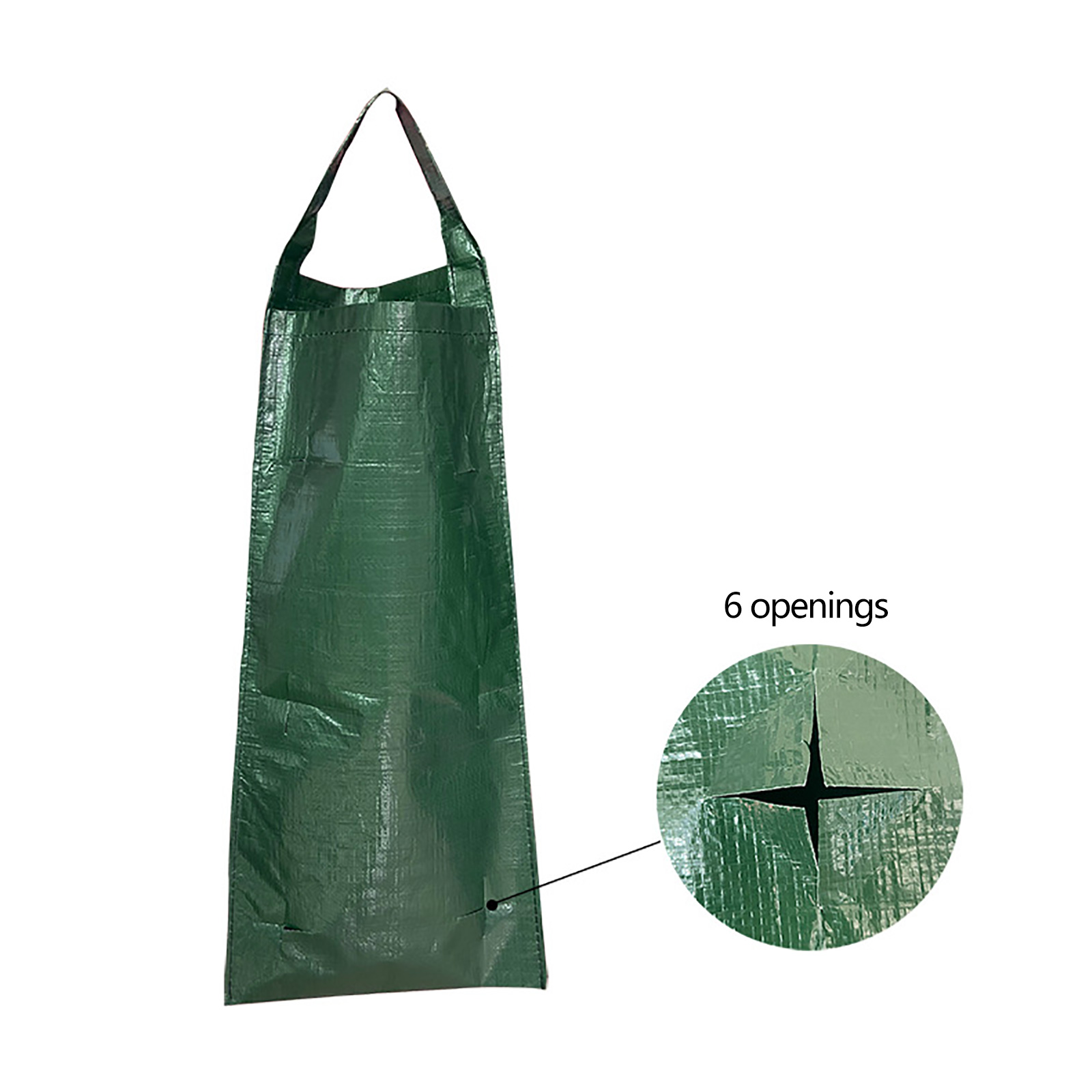 Erdbeer-pflanzbeutel Mit 6 Löchern, Atmungsaktiv Und Zum Aufhängen, Ideal Für Den Garten.