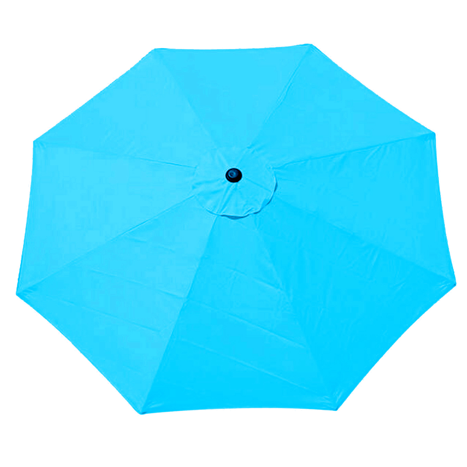 Ersatzdach Für Terrassen-sonnenschirm, 8 Streben, Pfauenblau, 3 Meter