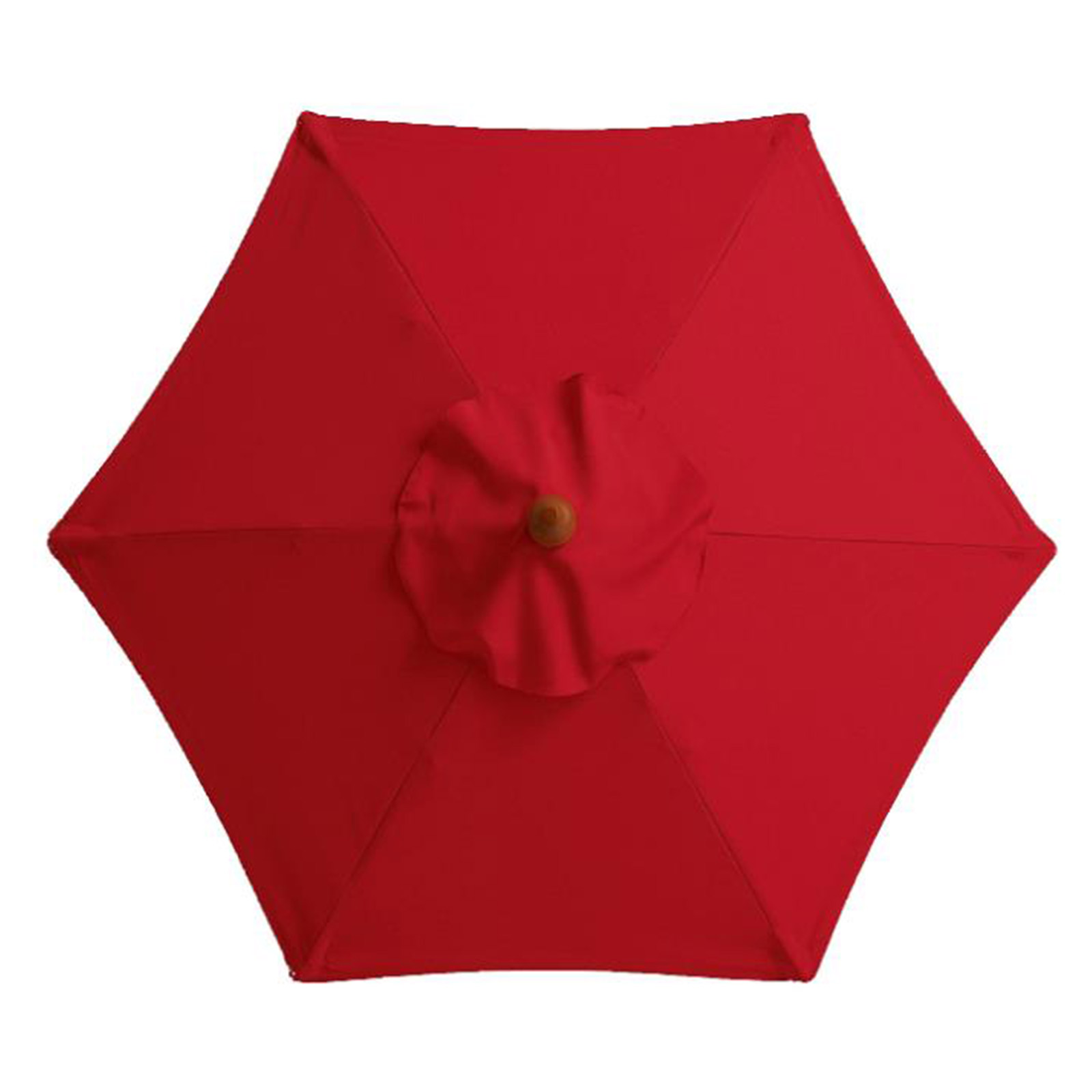 Rotes Ersatzdach Für Terrassenschirme, 3 M (9,8 Ft), 6 Streben, Für Terrasse, Hof Oder Garten.