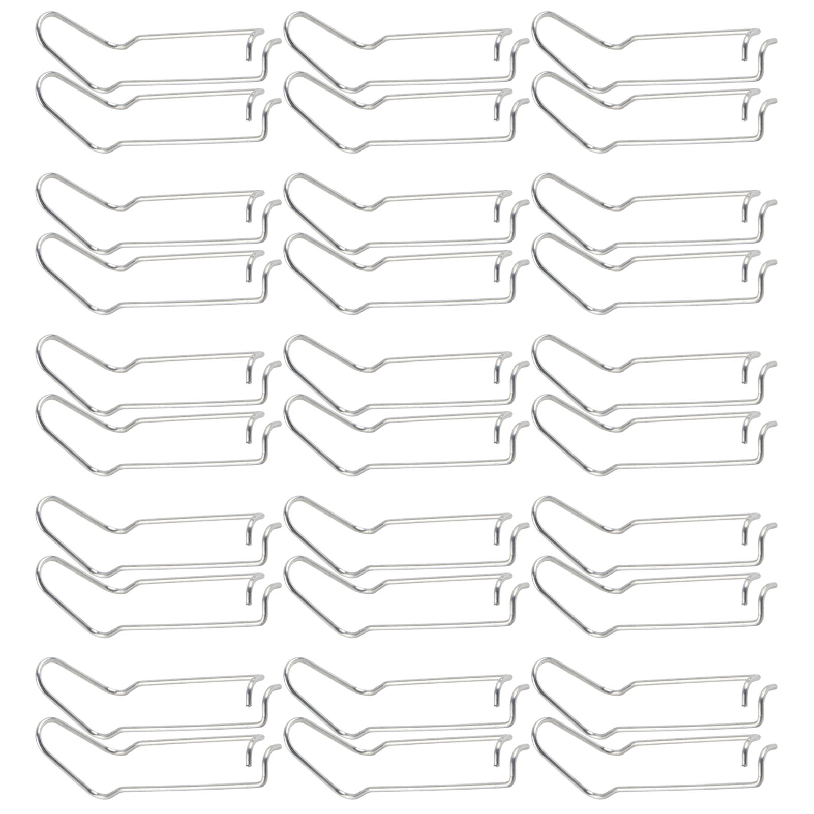 Packung Mit 30 Federbelasteten Pflanzenstützclips Aus Edelstahl Für Gewächshäuser Und Gärten (16 Mm Durchmesser).