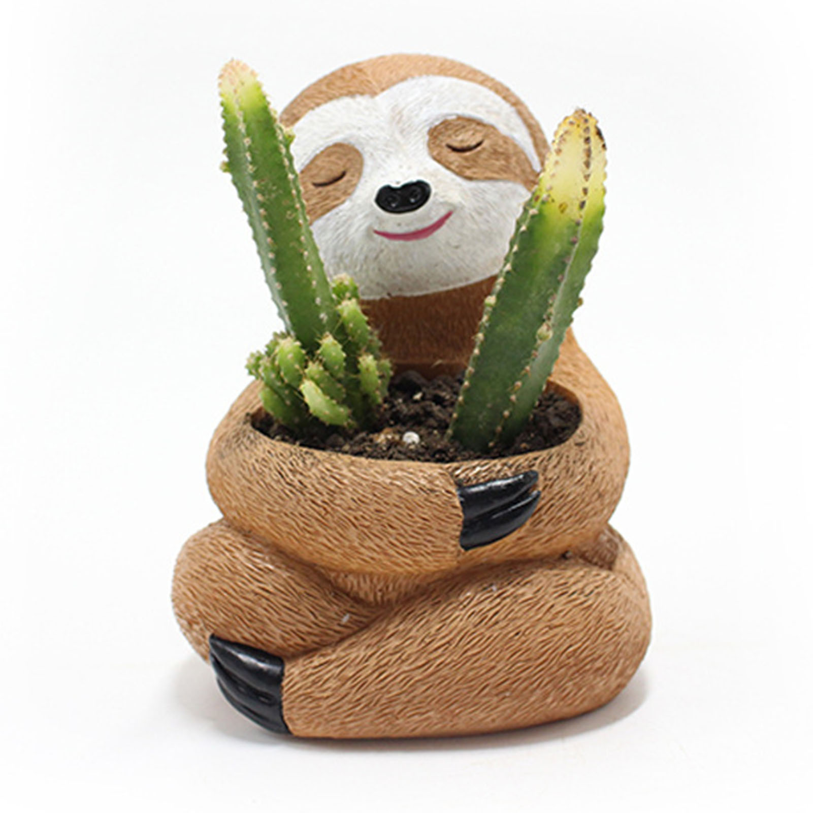 Lässige Blumentopf-ornamente, Innovative Harz-blumentöpfe Für Sukkulenten, Bürodekorationen
