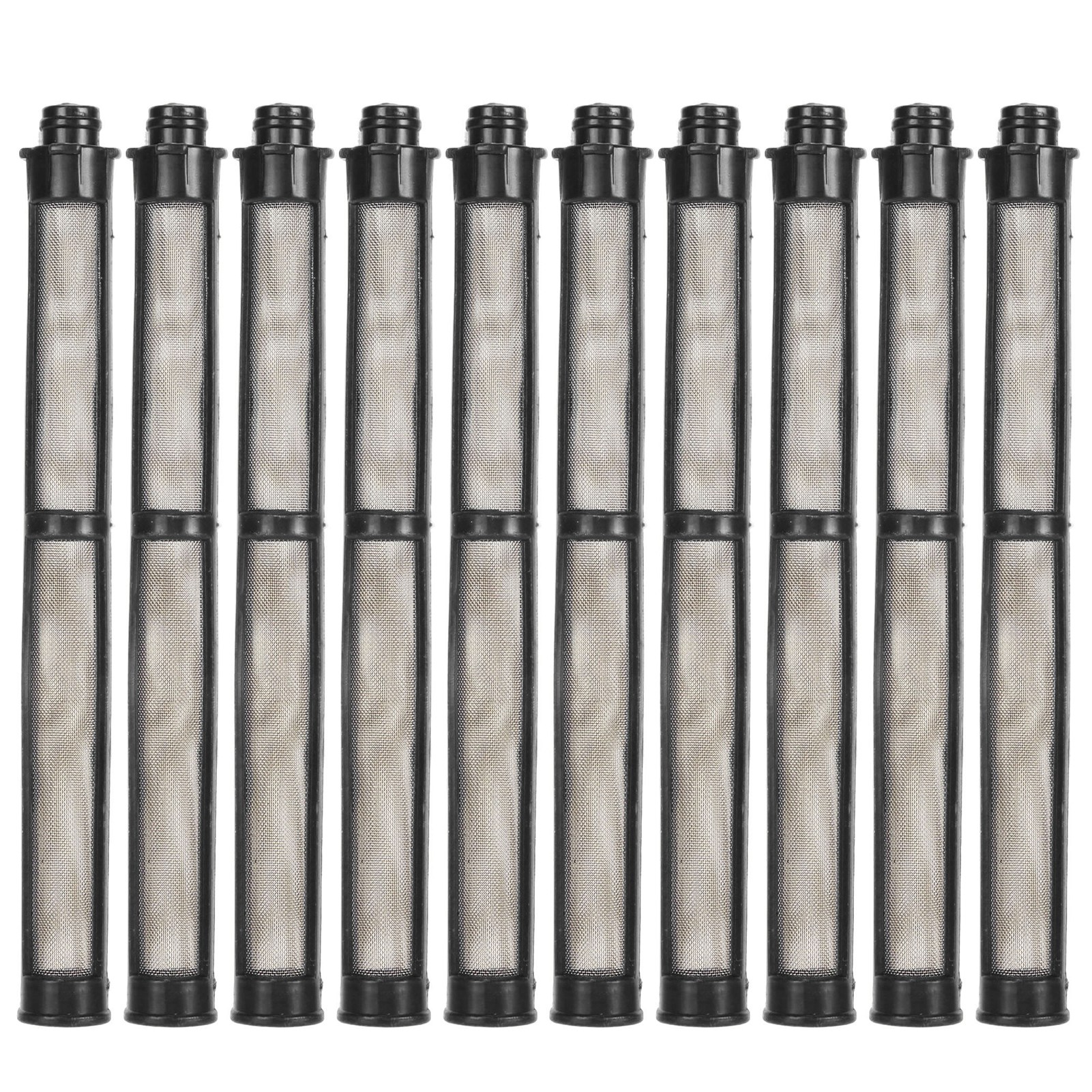 Packung Mit 10 Hocheffizienten Ersatzfiltern Für Airless-farbspritzpistolen, Schwarz, 60 Mesh.