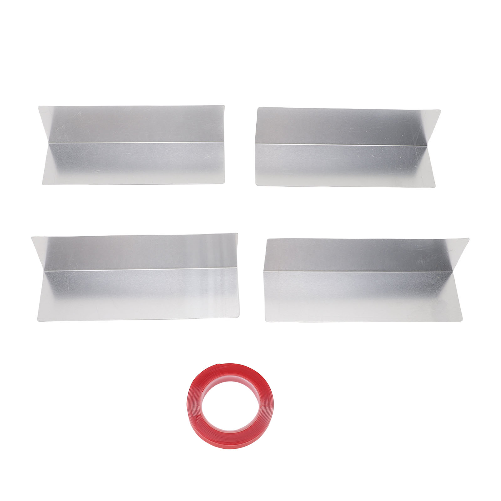 Packung Mit 4 Aluminium-garagentordichtungen, Wetterfest, Für Den Innen- Und Außenbereich, 15 X 4,5 Cm (5,91 X 1,77 Zoll).