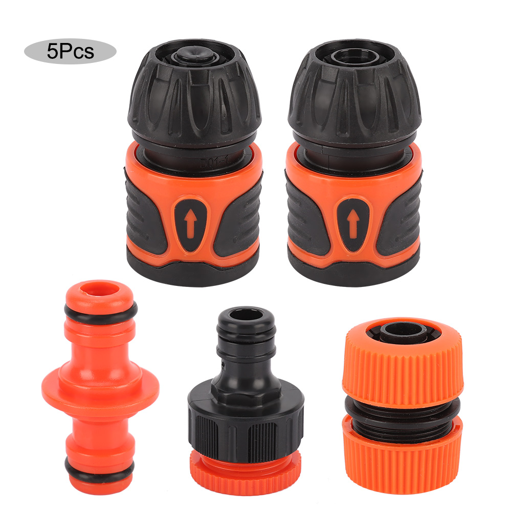 Set Mit 5 Schnellkupplungen Für Schläuche, 1/2-zoll-schlauchadapter, Gartenzubehör Für Haus Und Garten.