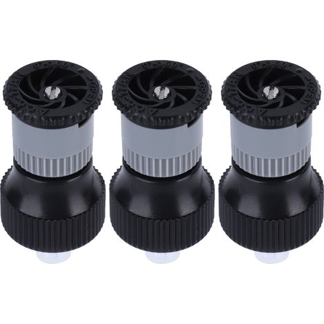 Set Aus 3 Um 360° Drehbaren Unterirdischen Bewässerungsdüsen Mit G1/2 Innengewinde, Verstellbar, Für Rasen, Garten Und Pflanzgefäße.