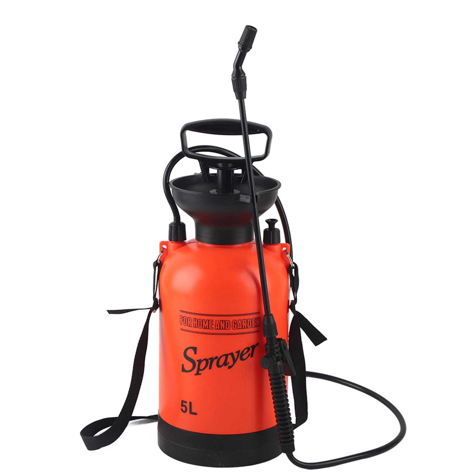 Luftdruck-gartenspritze Mit Schultergurt, 5 L, Für Landwirtschaft Und Gartenbau.