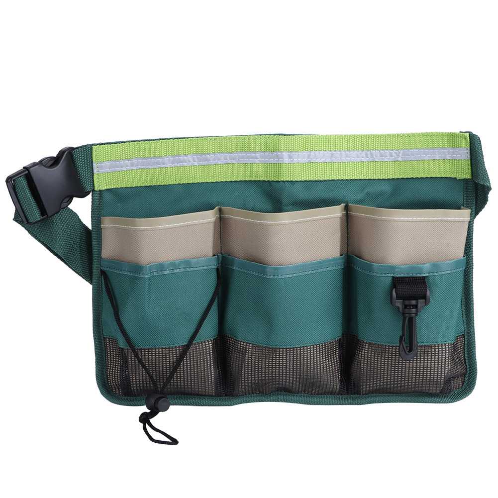 Gartenwerkzeugtasche Mit Mehreren Fächern, Aufbewahrungstasche Zum Umhängen Mit Verstellbarem Gürtel, Gartenzubehör