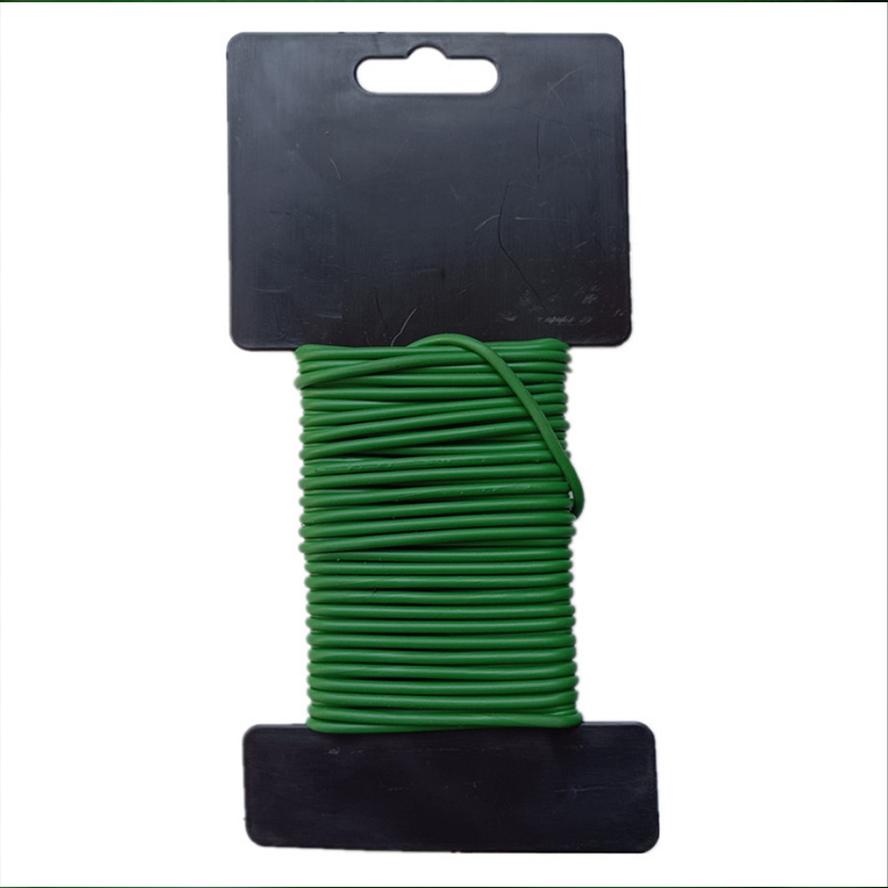 Pflanzenstützschnur, Kunststoffummantelter Draht, 2,8 Mm X 20 M / 0,11 Zoll X 65,62 Fuß