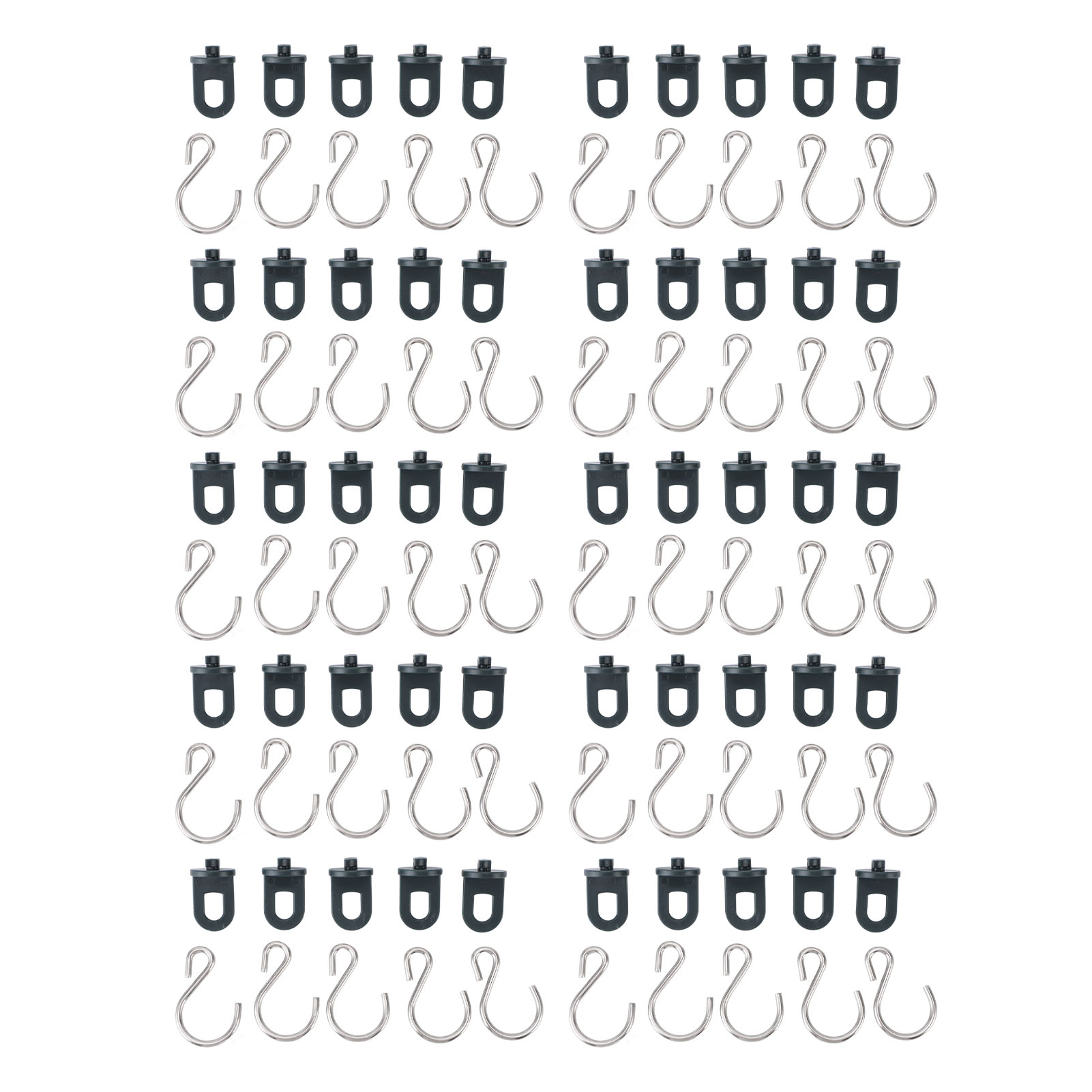 50 Haken Für Gewächshaus- Oder Freilandpflanzen, Zum Aufhängen Mit Isoliernetzen Oder Zum Beschatten Von Gartenpflanzen.