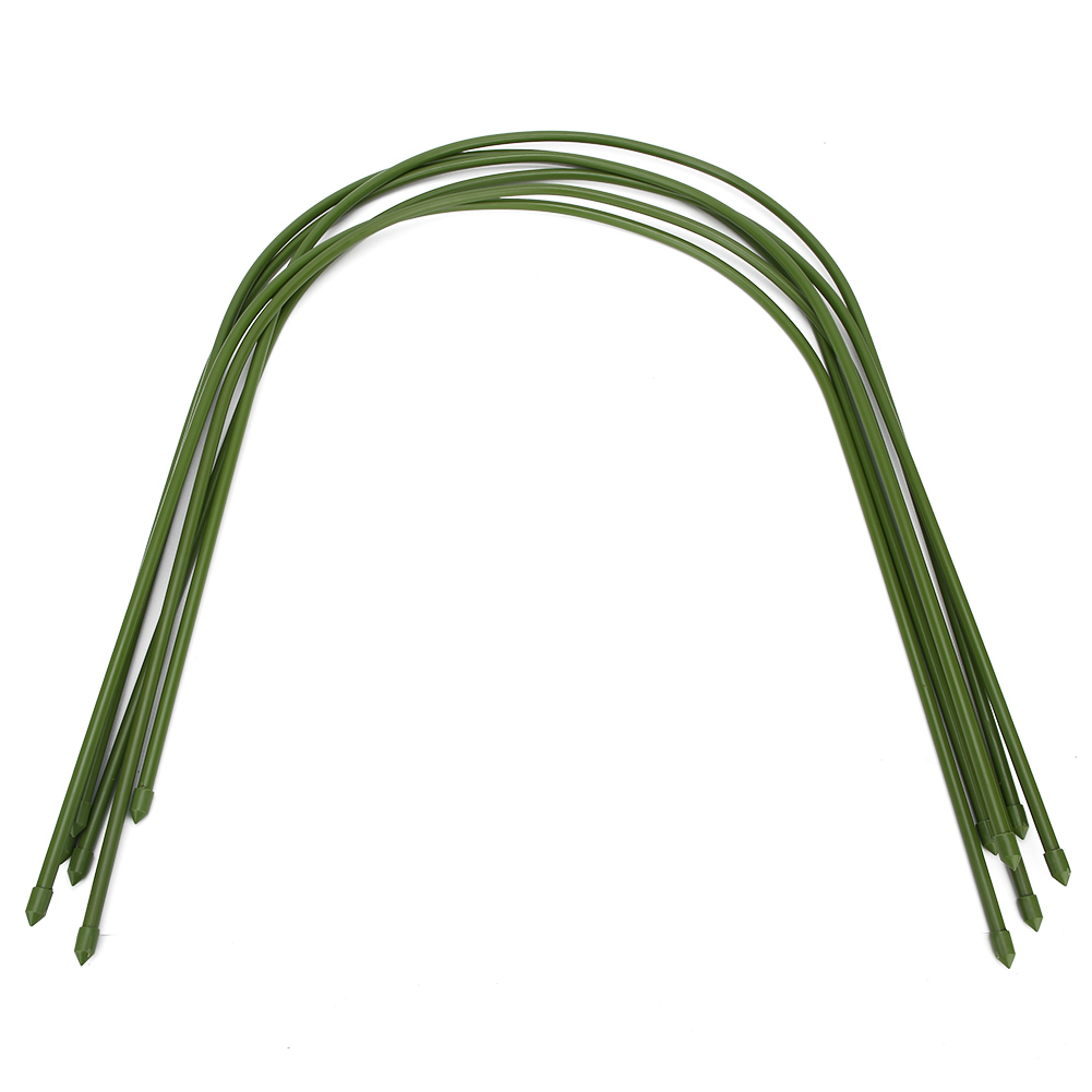 Set Mit 6 Kunststoffbeschichteten Stahlstützbögen Für Gewächshäuser – Gartenzubehör