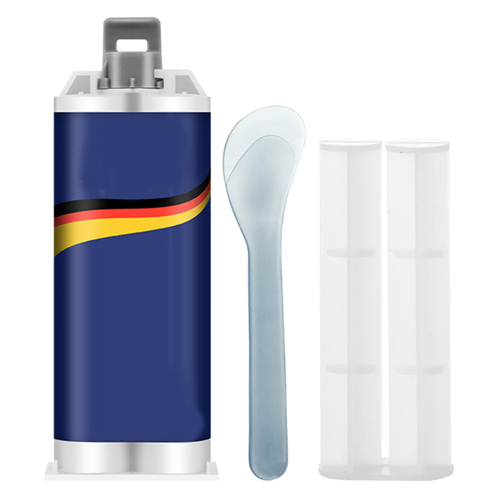 Hochhaftender Gießereikleber Zur Reparatur Von Öltanks Aus Gusseisen, Schweißkleber Mit Metallschaber, 50 G / 1,8 Oz: 25 Ml