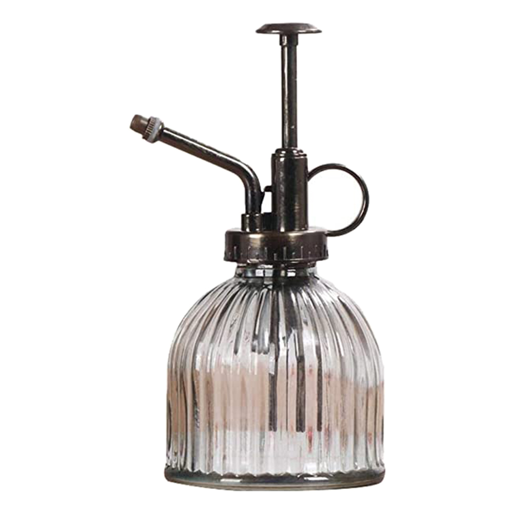 Retro-glasgießsprüher Mit Eingebauter Pumpe Und Kunststoffkappe – Pflanzenbewässerungsgerät