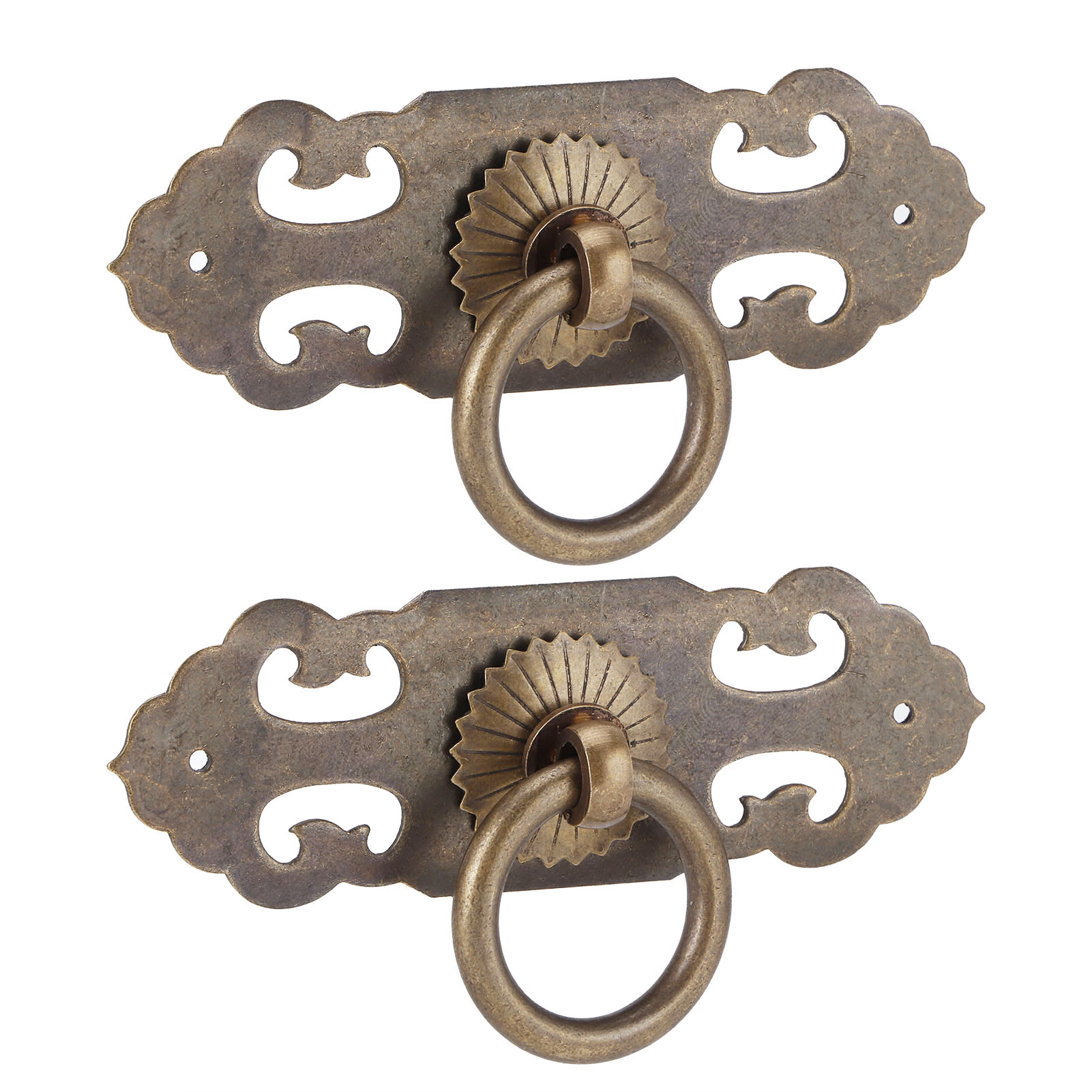 2 Sets 90 Mm Hohler, Horizontaler Schubladengriffe Aus Antikem Kupfer, Möbelteile