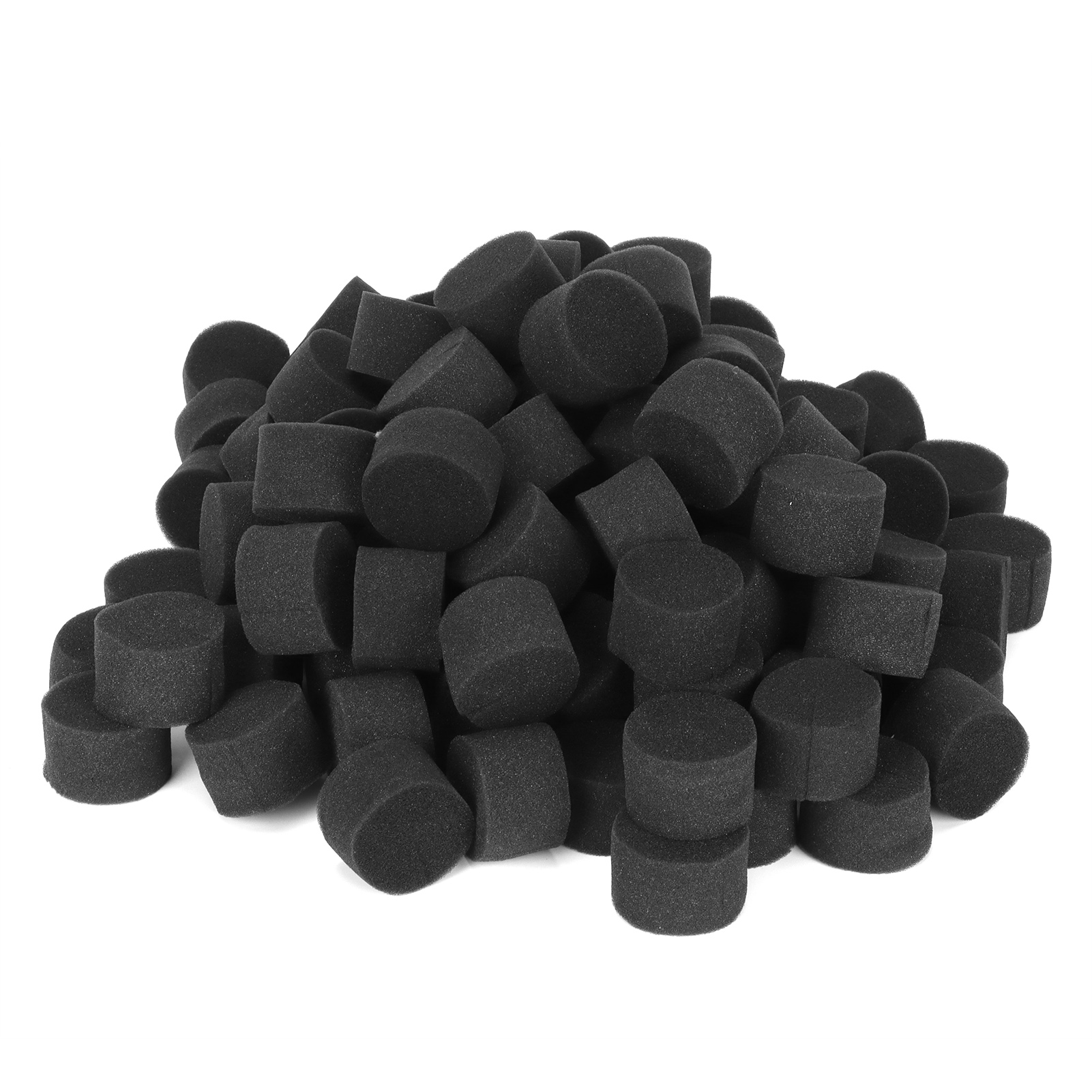 Packung Mit 100 Schwarzen Hydrokulturschwämmen Der Größe 45 Mm X 30 Mm Für Die Anzucht Von Sämlingen.
