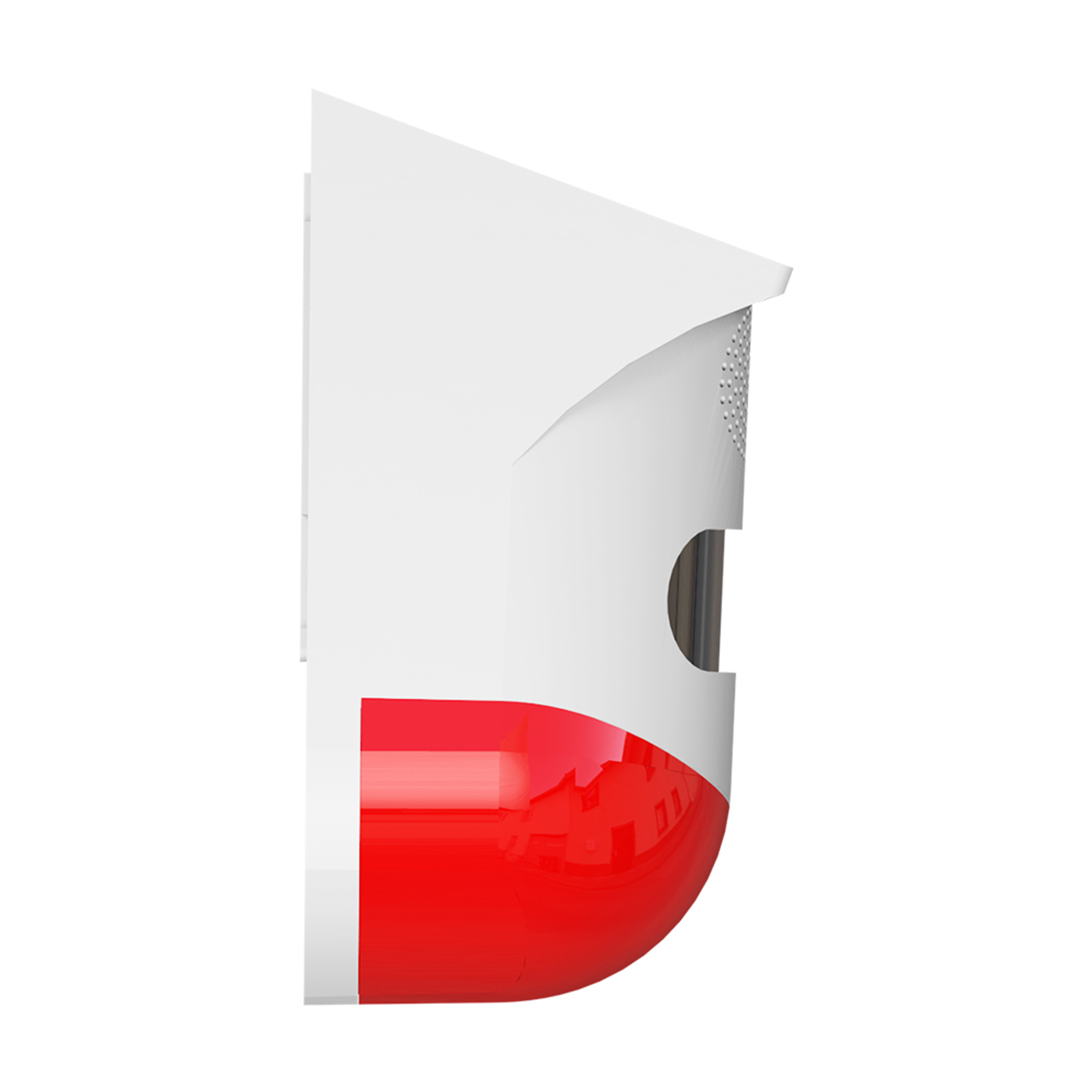 Drahtloser Infrarot-bewegungsmelder, Solarbetrieben, Mit 120 Db Blitzsirene Und Wasserdichtem Pir-sensor.