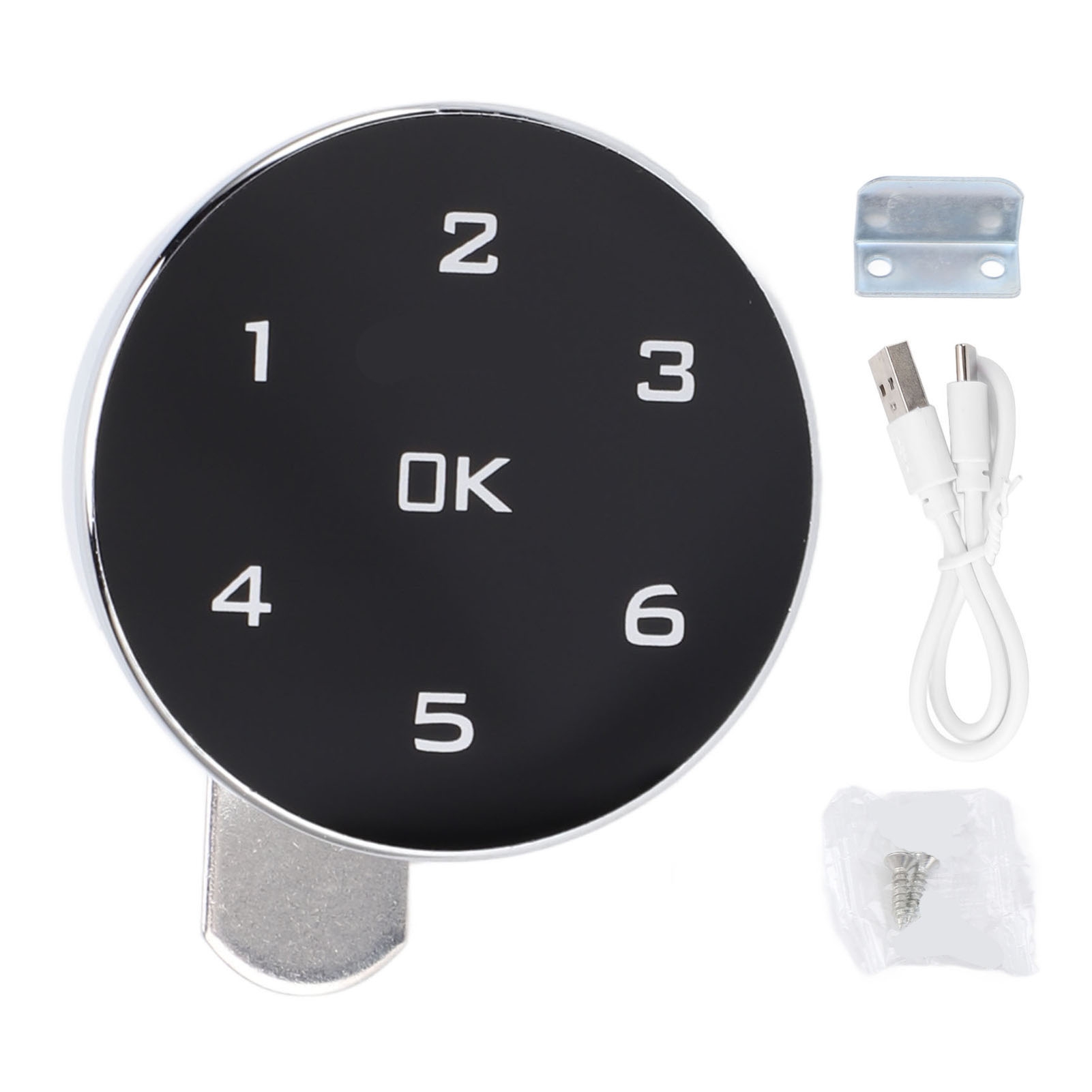 Intelligentes Schrankschloss Mit Passwortentriegelung, Diebstahlsicherung, Aus Aluminiumlegierung, Für Schubladen, Ideal Für Zuhause, Hotel, Wohnung Oder Büro.