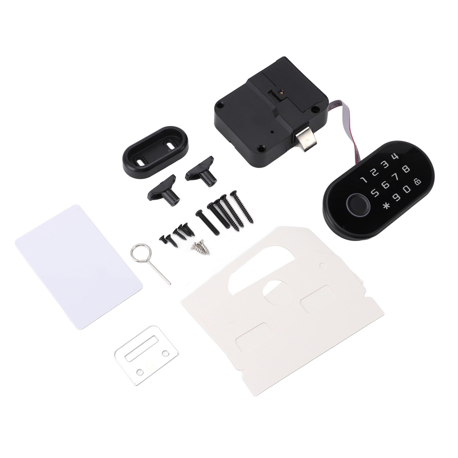 Möbelschloss Mit Fingerabdrucksensor, 3 Entsperrmodi, Schlüssellos, Biometrisch, Smart, Mit Passwort Und Usb-schlüssel, Für Zuhause Und Büro.