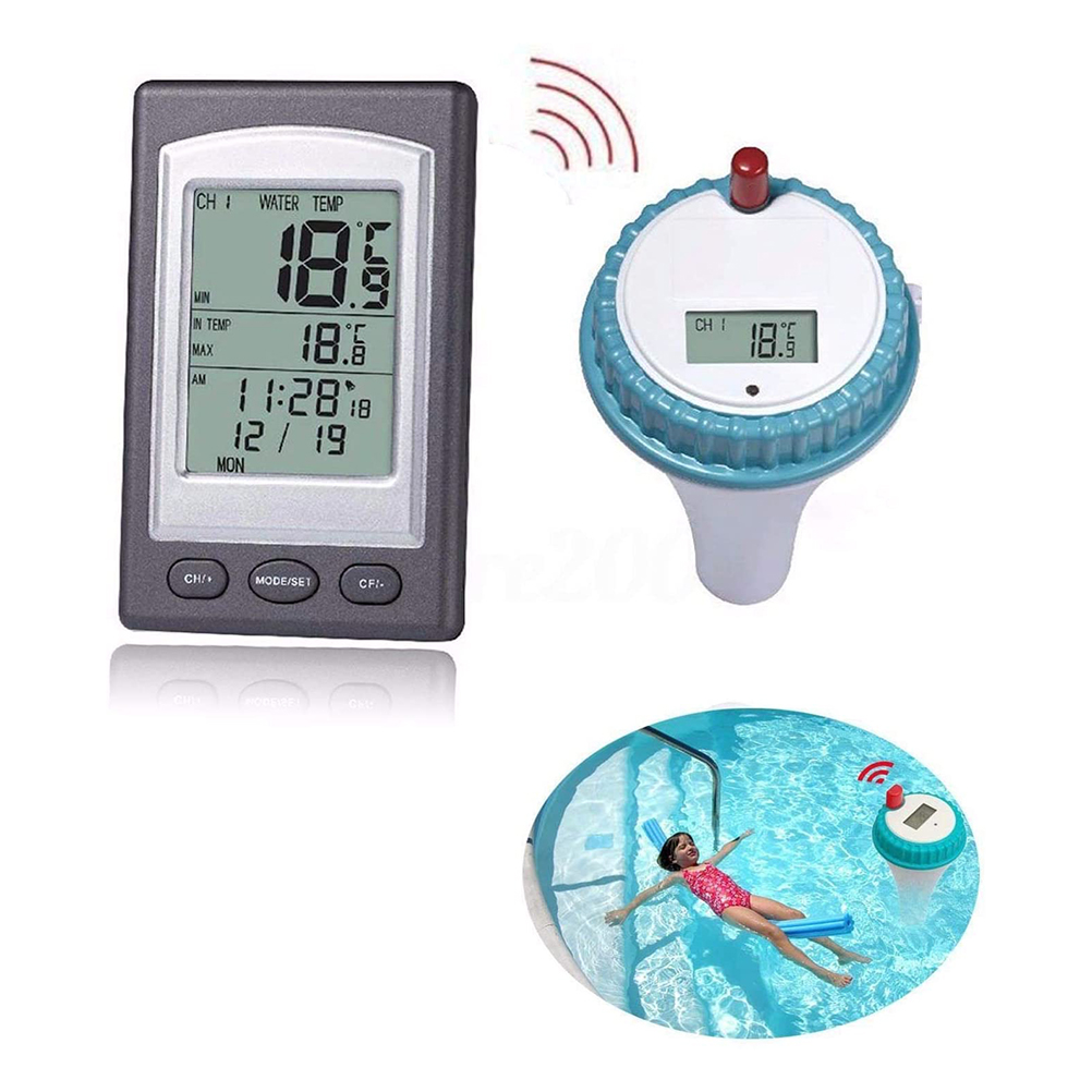 Kabelloses Poolthermometer, Schwimmendes Thermometer Für Whirlpools Und Spas Im Innen- Und Außenbereich