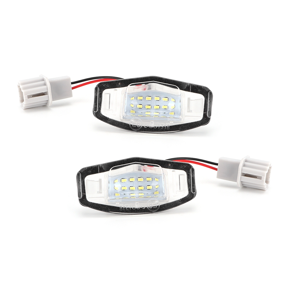 Set Mit 2 Led-kennzeichenleuchten 1230v Kompatibel Mit Honda Civic Modellen.